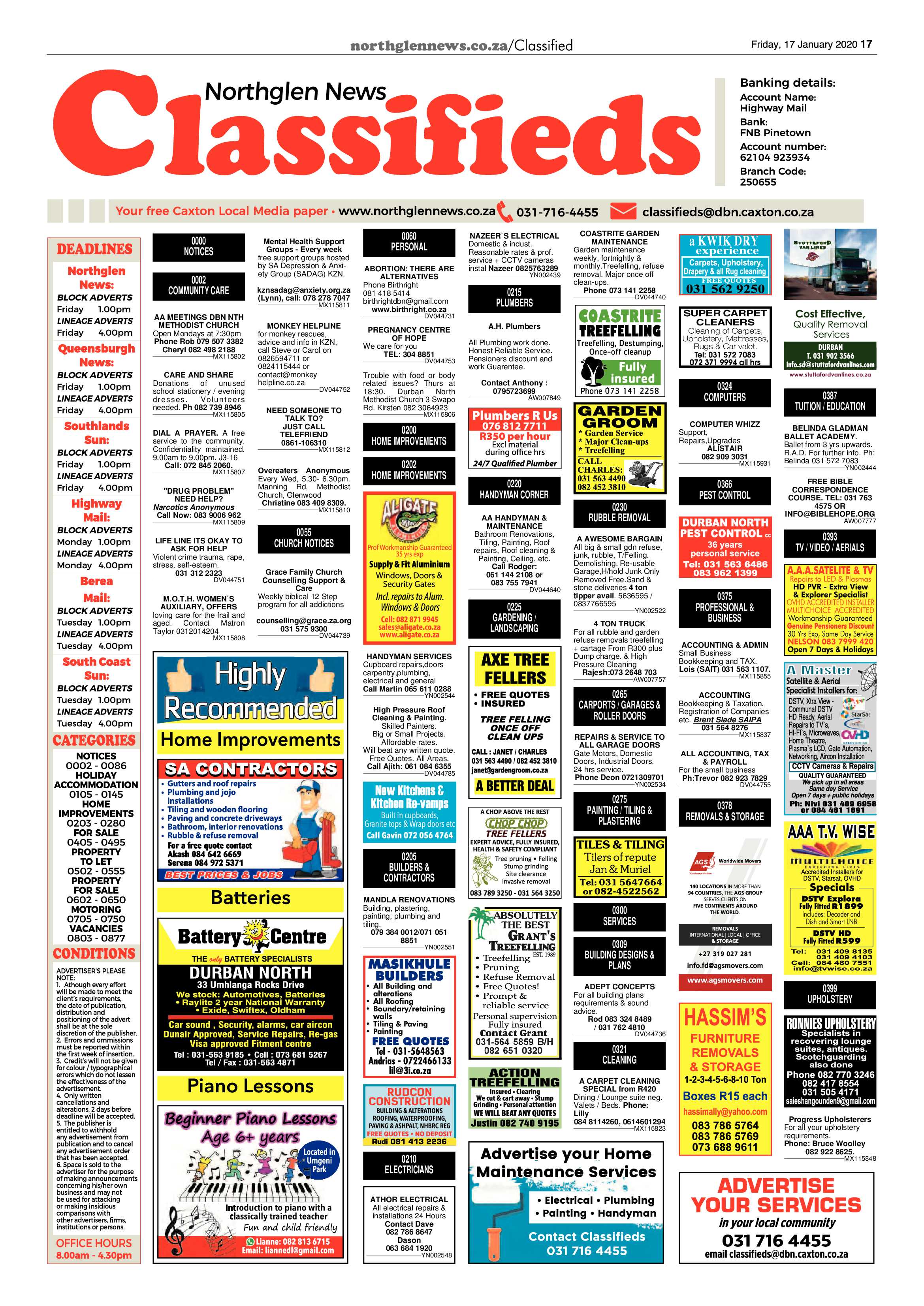 Northglen News 17 January 2020 page 17
