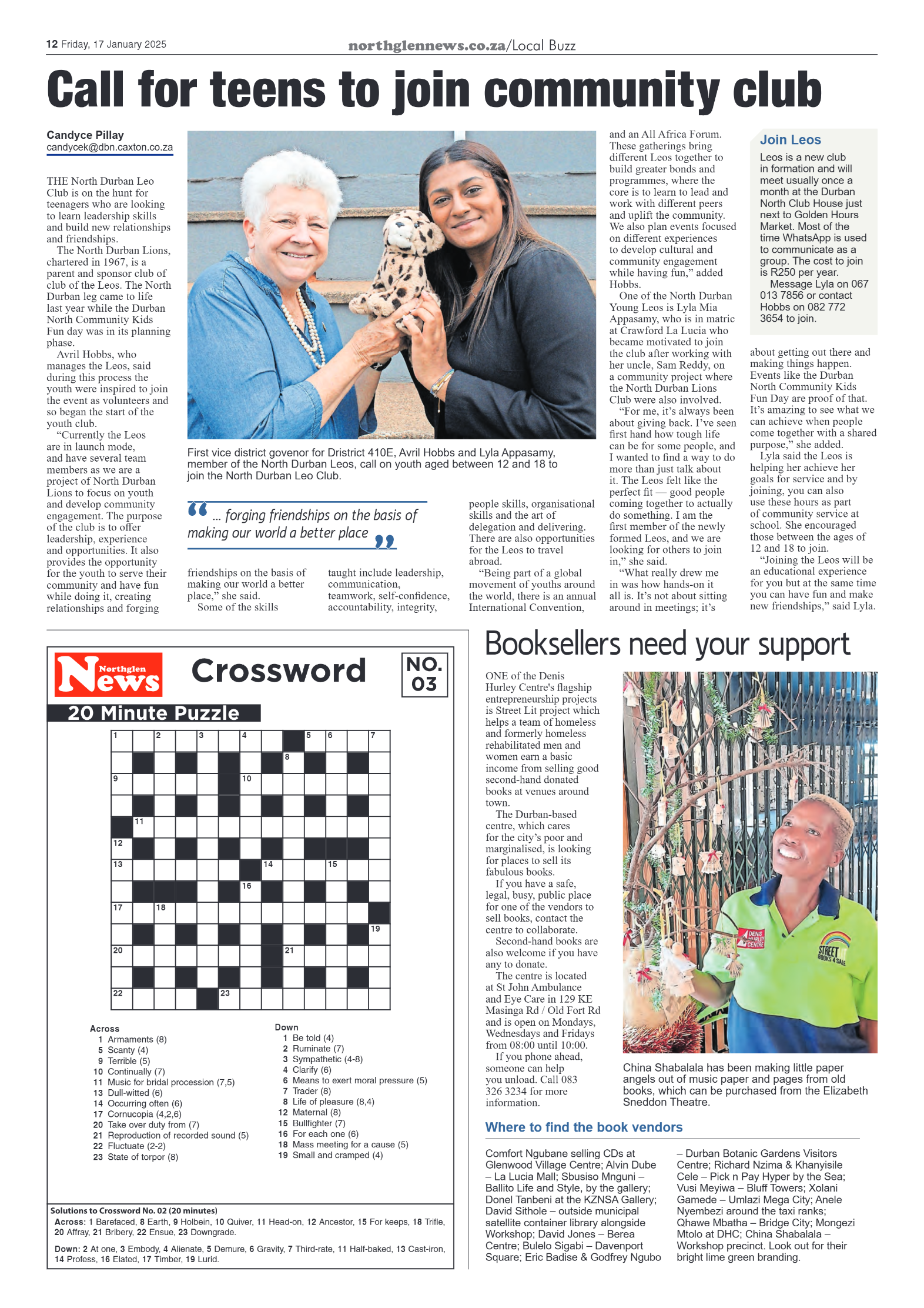 Northglen News 17 January 2025 page 12