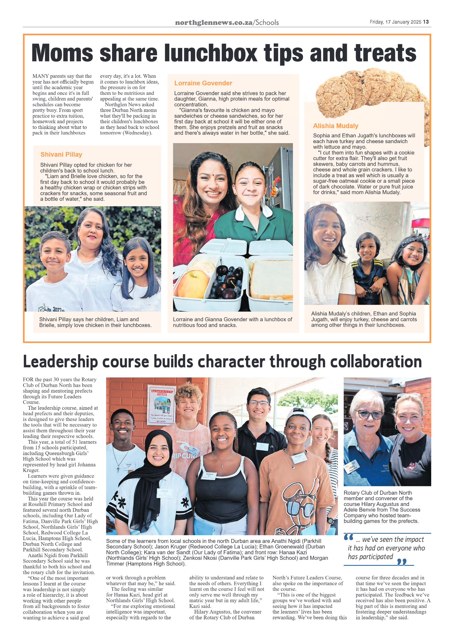 Northglen News 17 January 2025 page 13