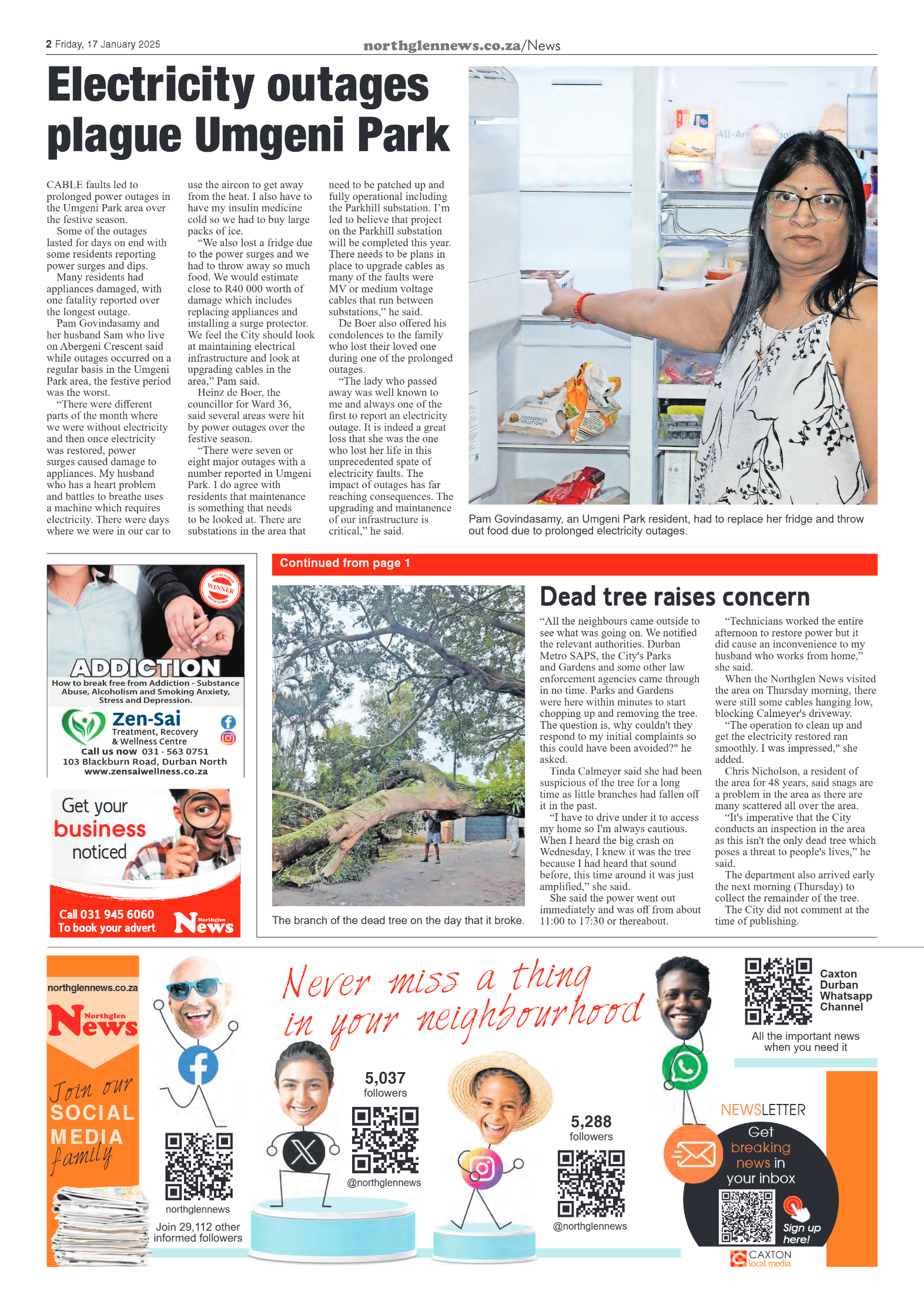 Northglen News 17 January 2025 page 2