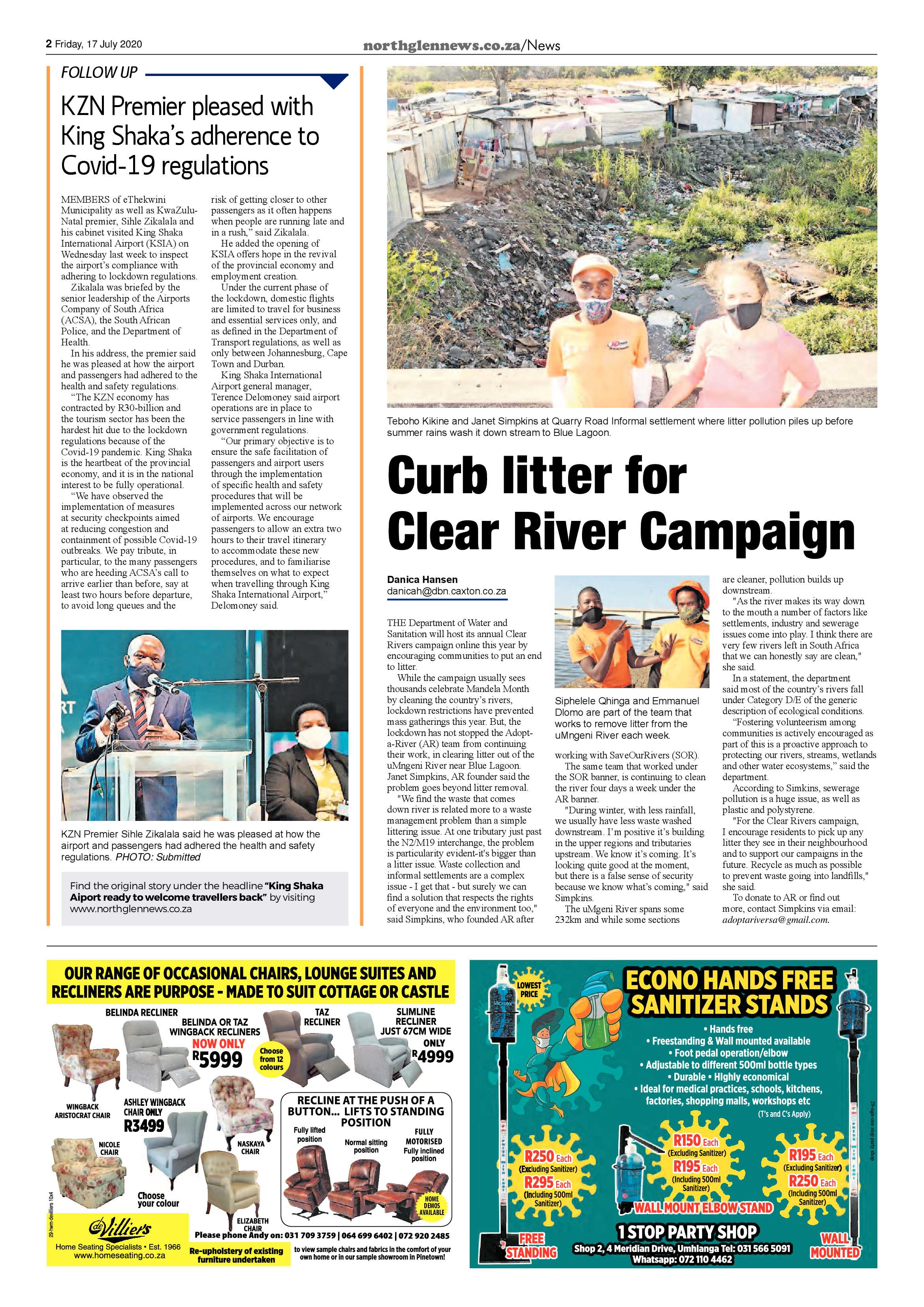 Northglen News 17 July 2020 page 2