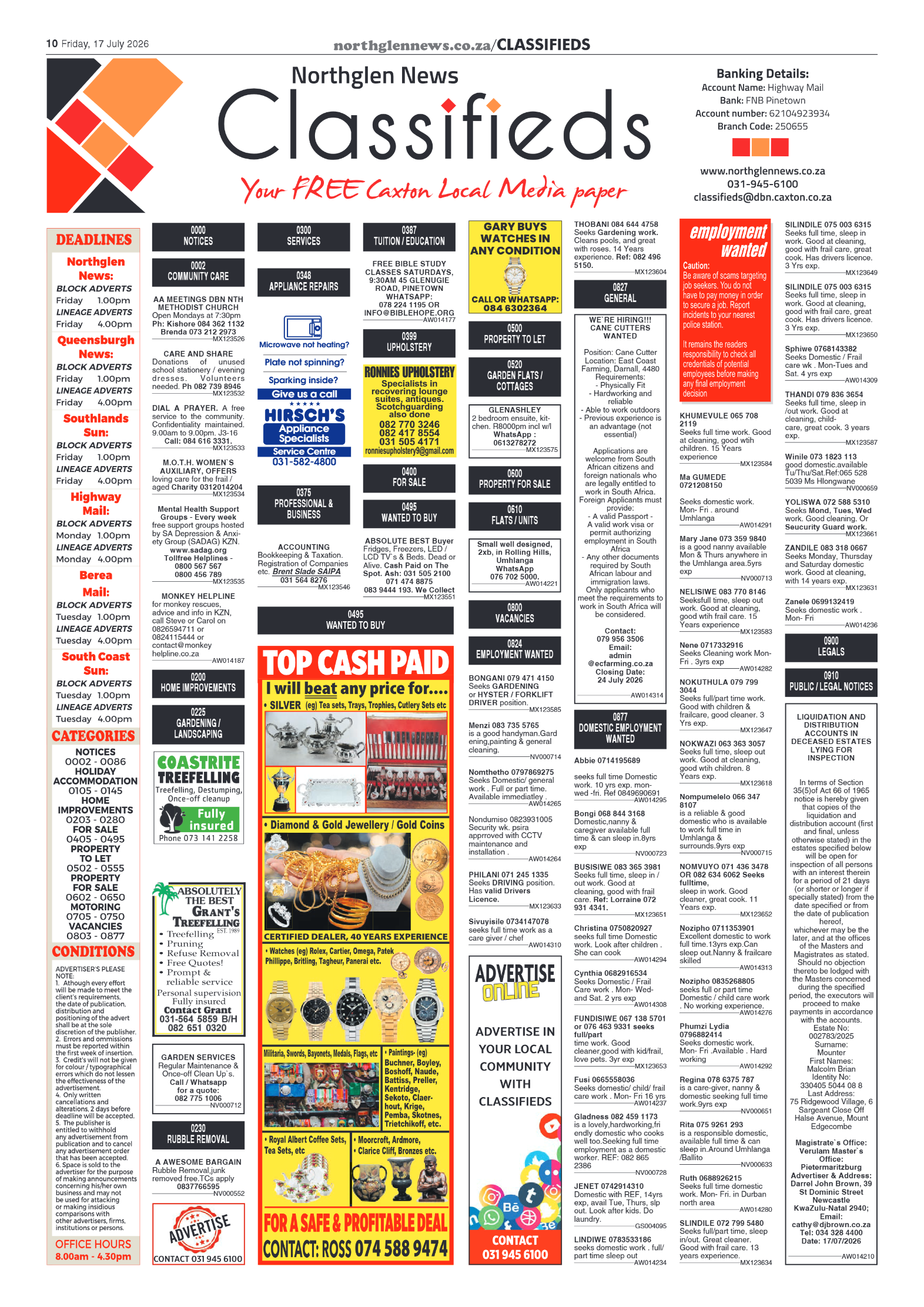 Northglen News 17 July 2026 page 10