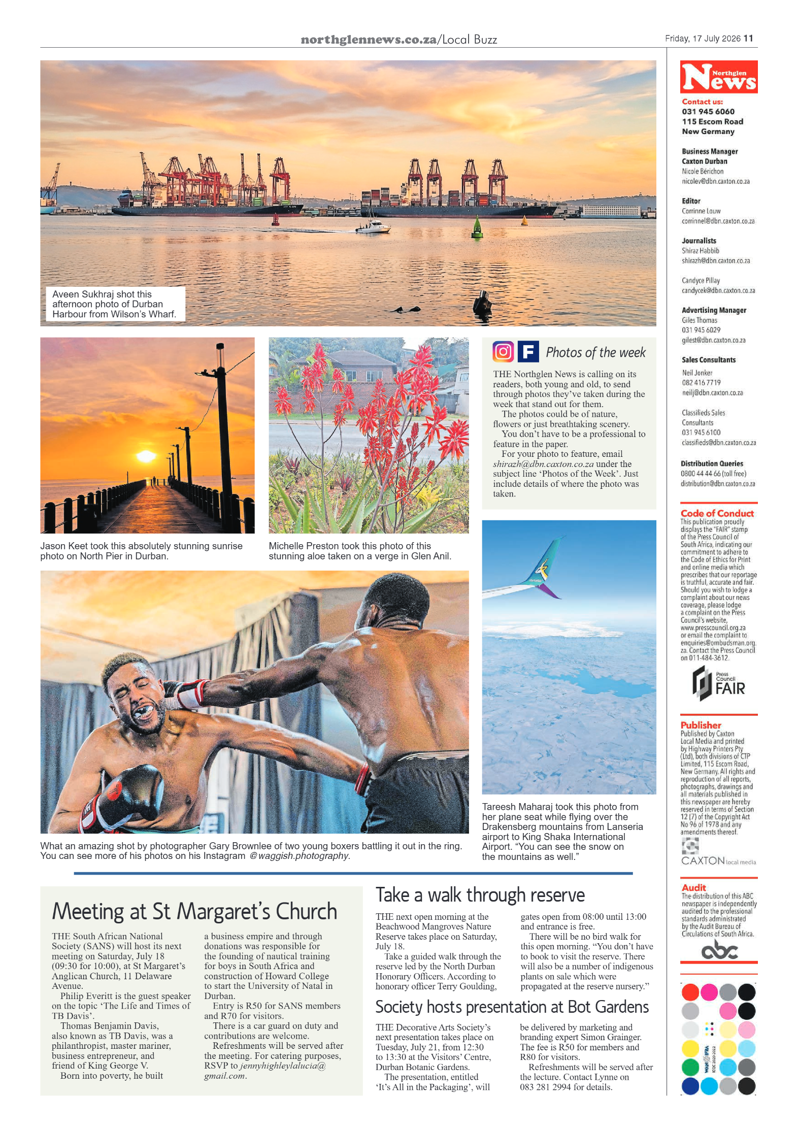 Northglen News 17 July 2026 page 11