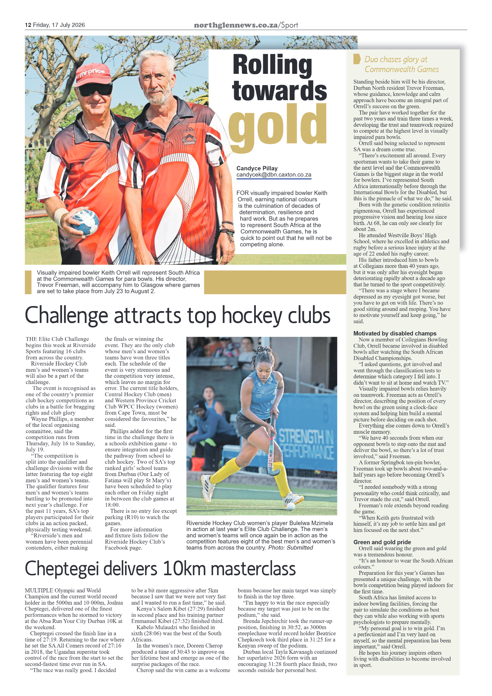 Northglen News 17 July 2026 page 12