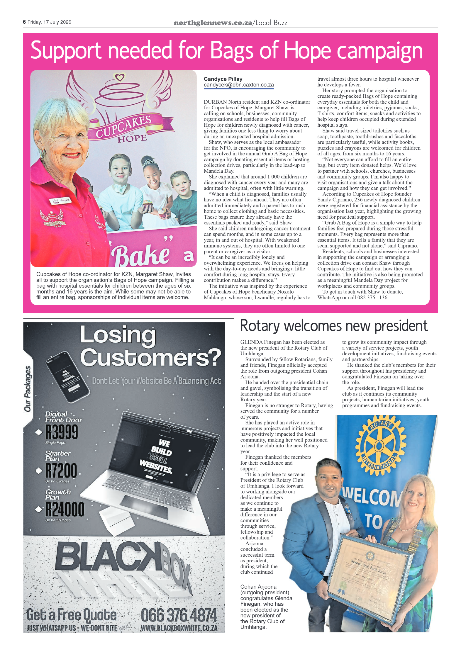 Northglen News 17 July 2026 page 6