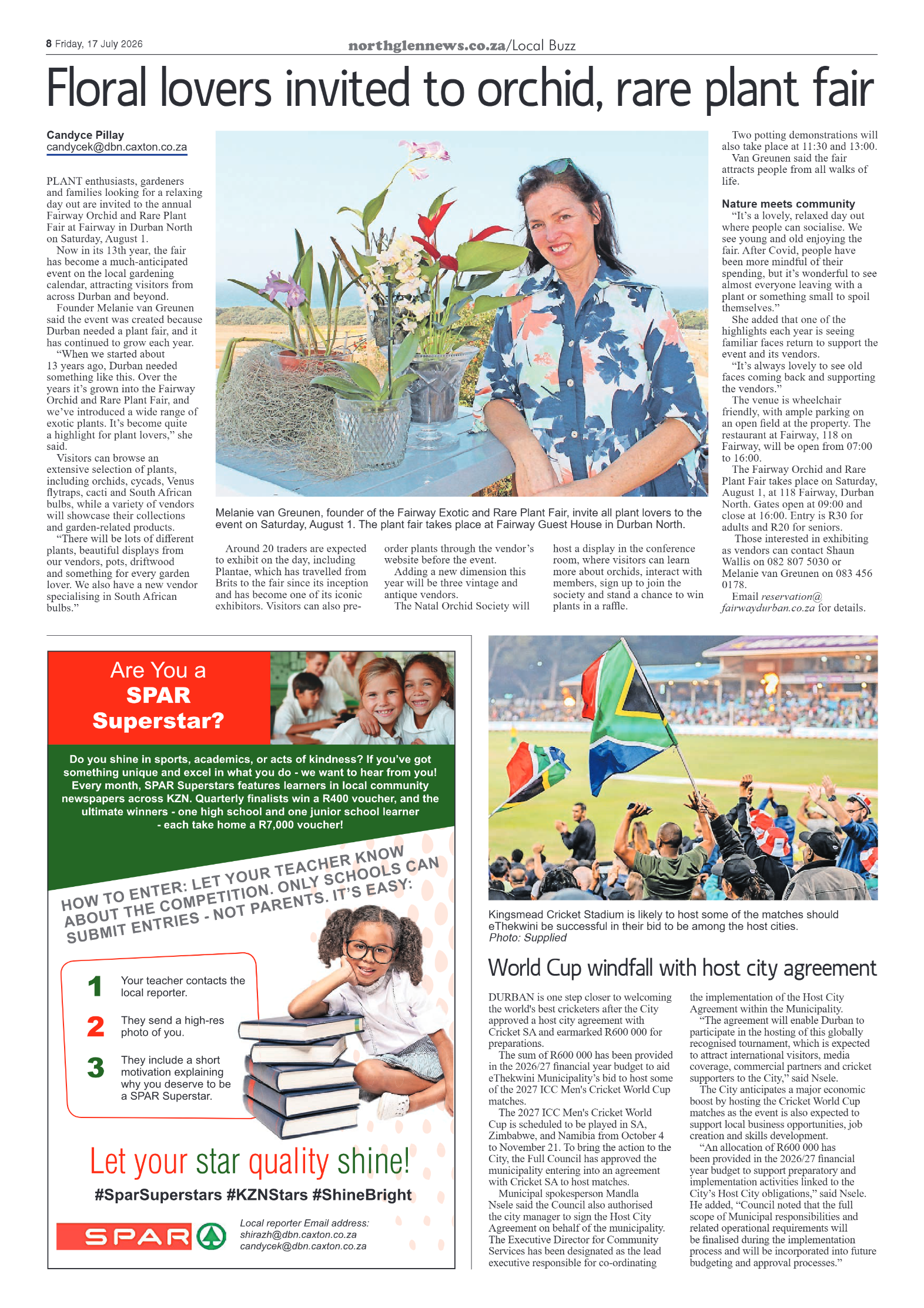 Northglen News 17 July 2026 page 8