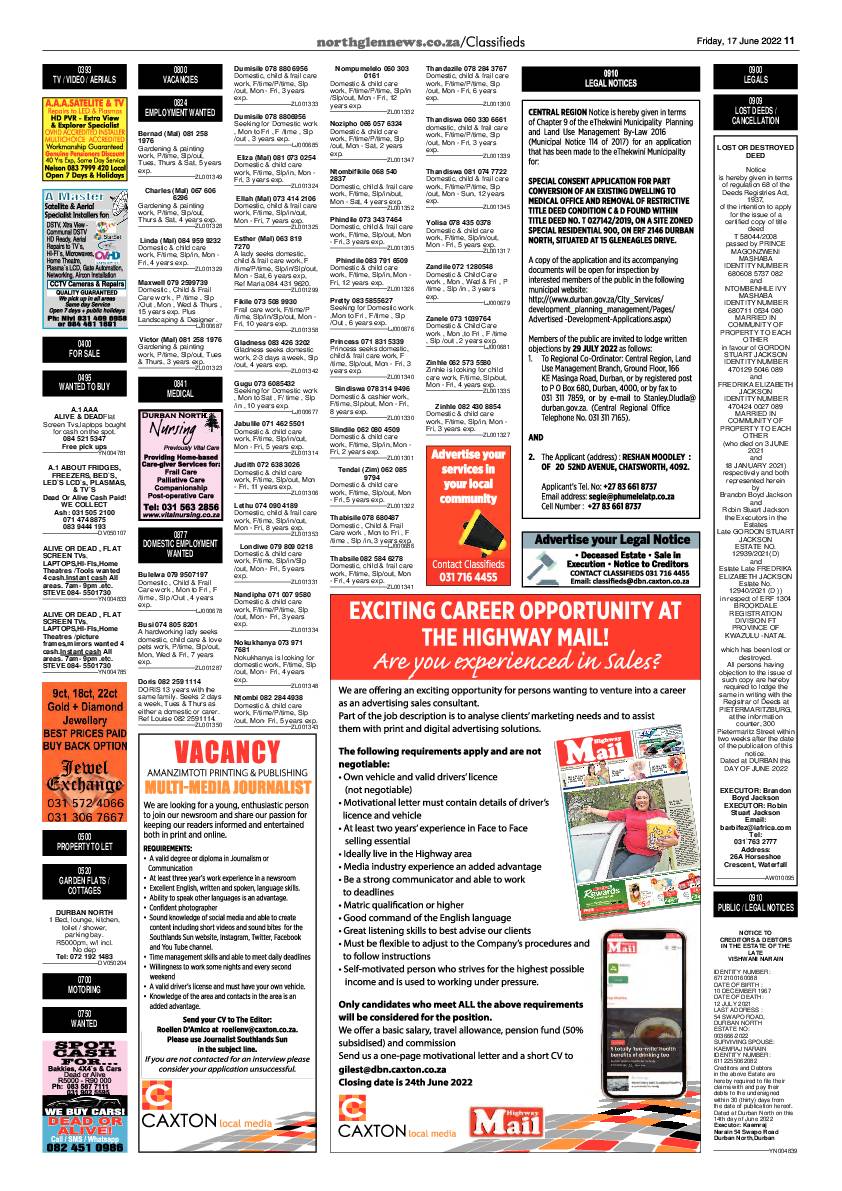Northglen News 17 June 2022 page 11