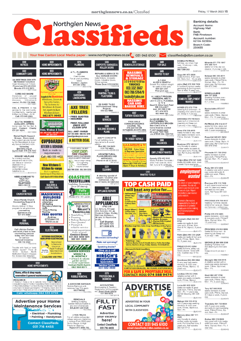Northglen News 17 March 2023 page 15