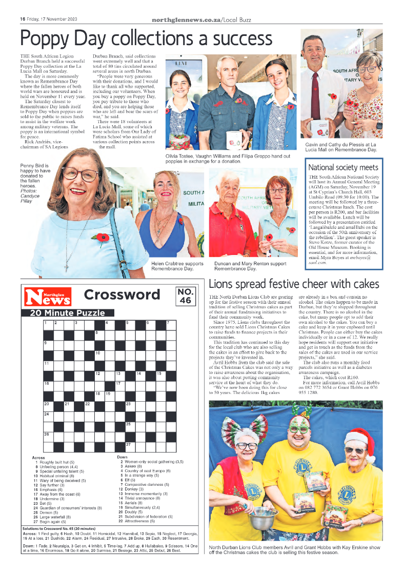 Northglen News 17 November 2023 page 16