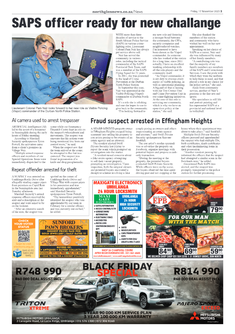 Northglen News 17 November 2023 page 3