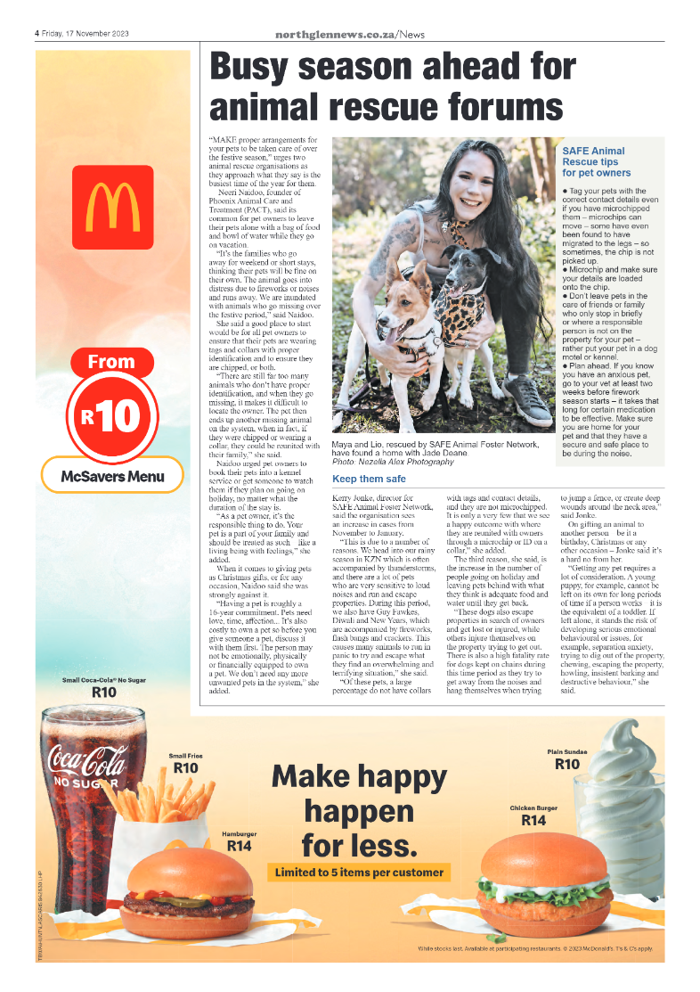 Northglen News 17 November 2023 page 4