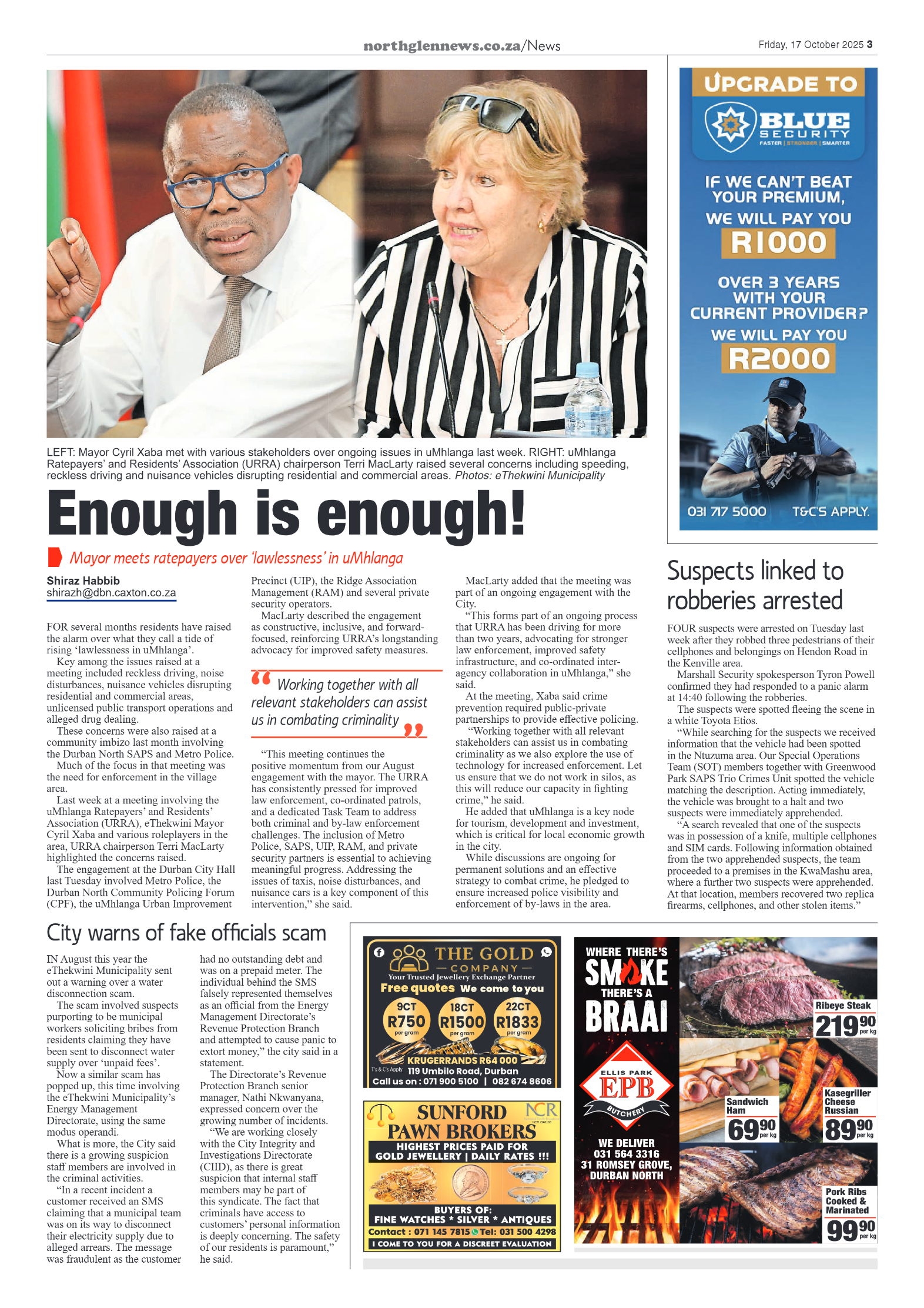 Northglen News 17 October 2025 page 3