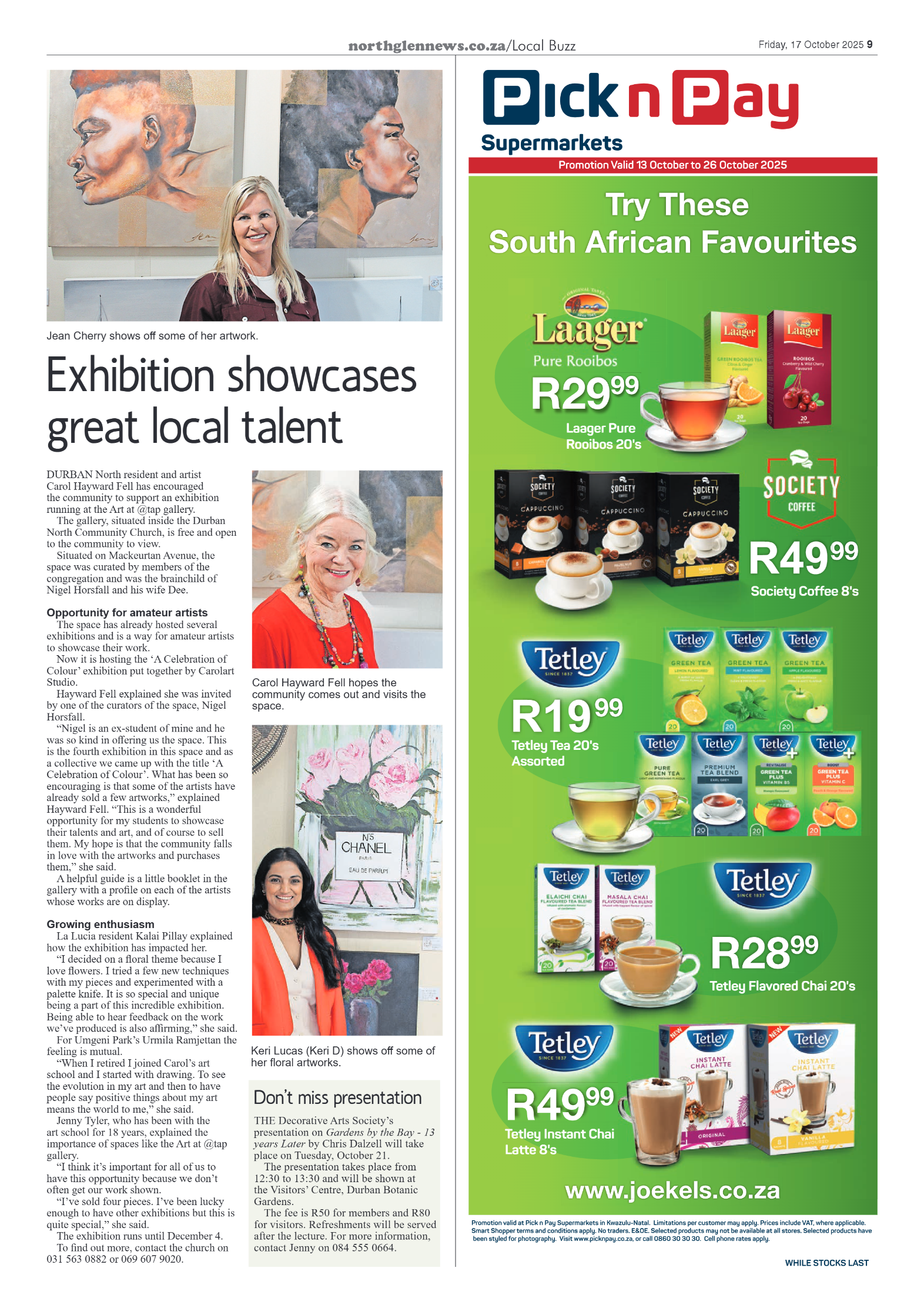 Northglen News 17 October 2025 page 9