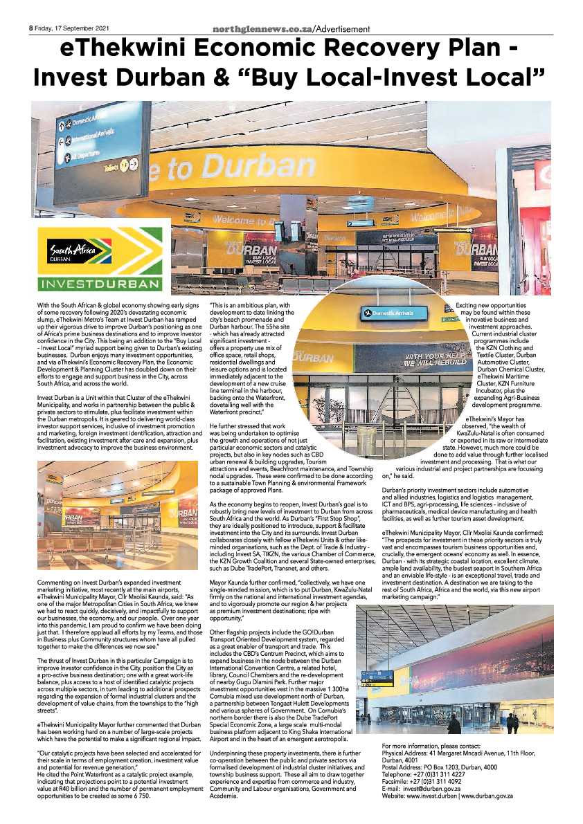Northglen News 17 September 2021 page 8