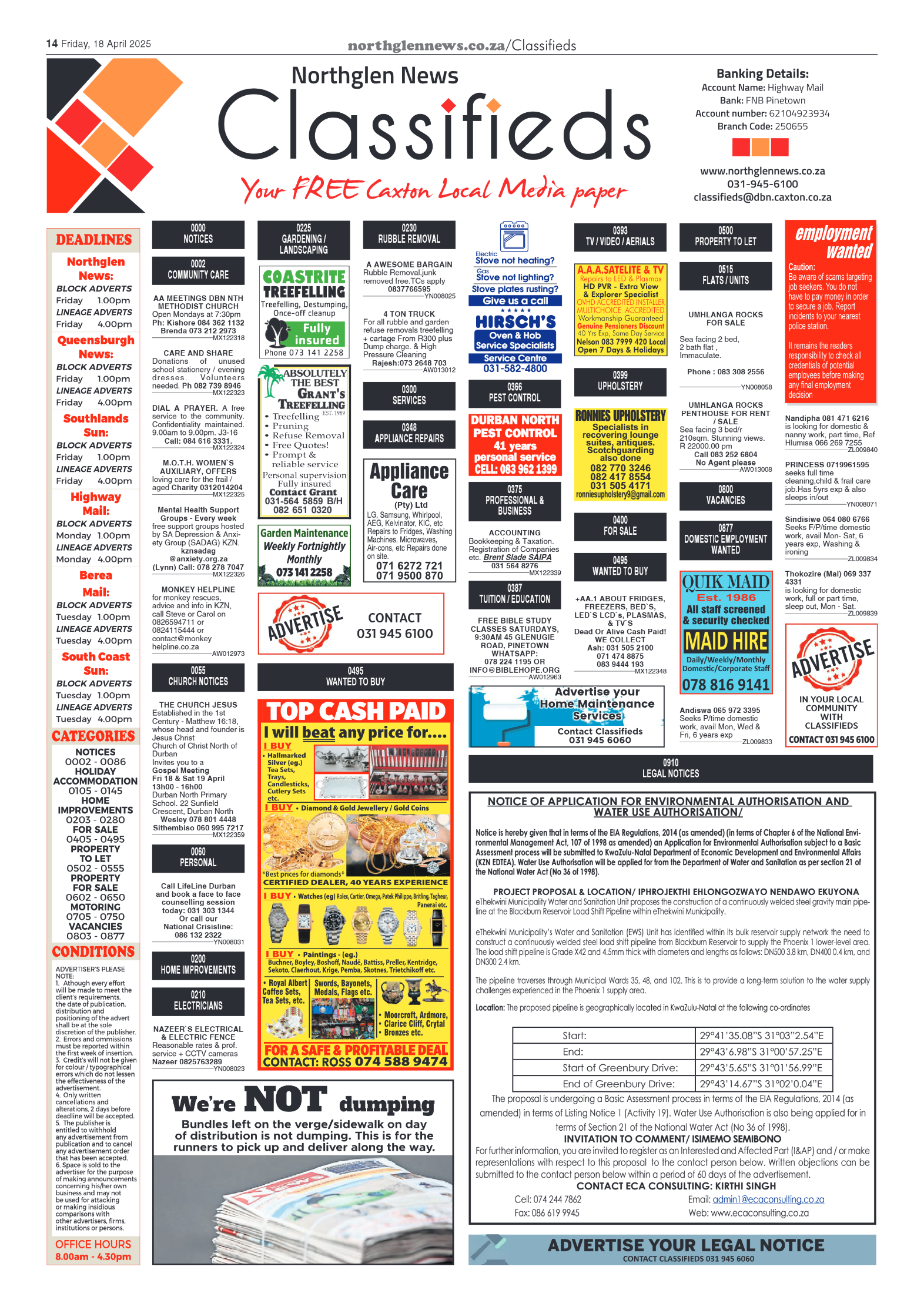 Northglen News 18 April 2025 page 14