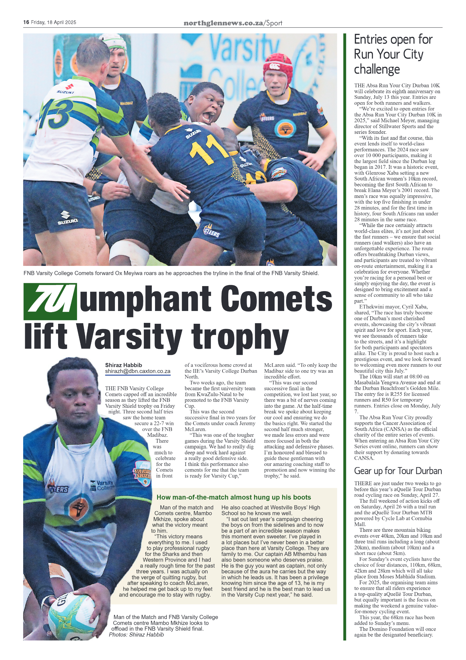 Northglen News 18 April 2025 page 16