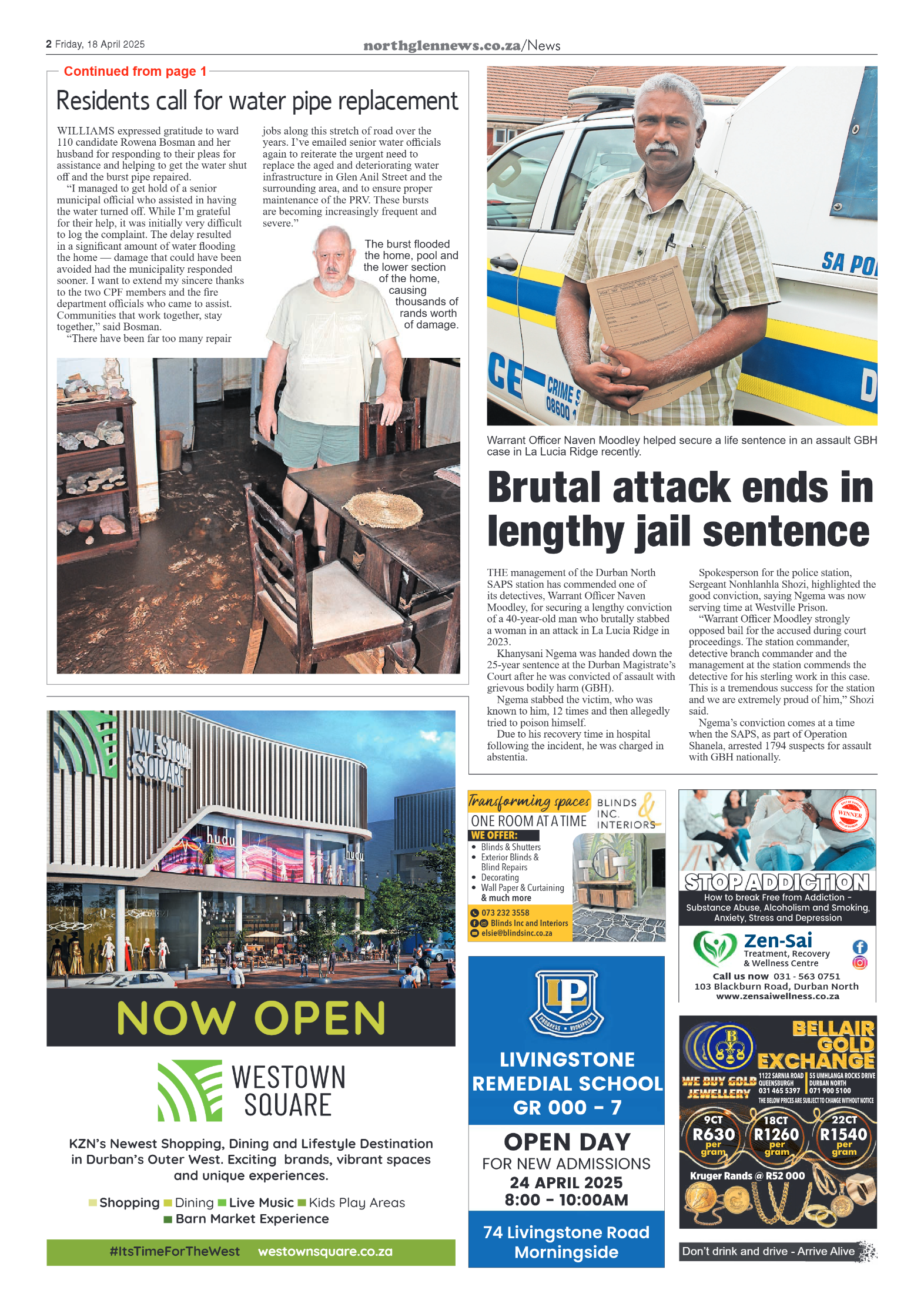 Northglen News 18 April 2025 page 2