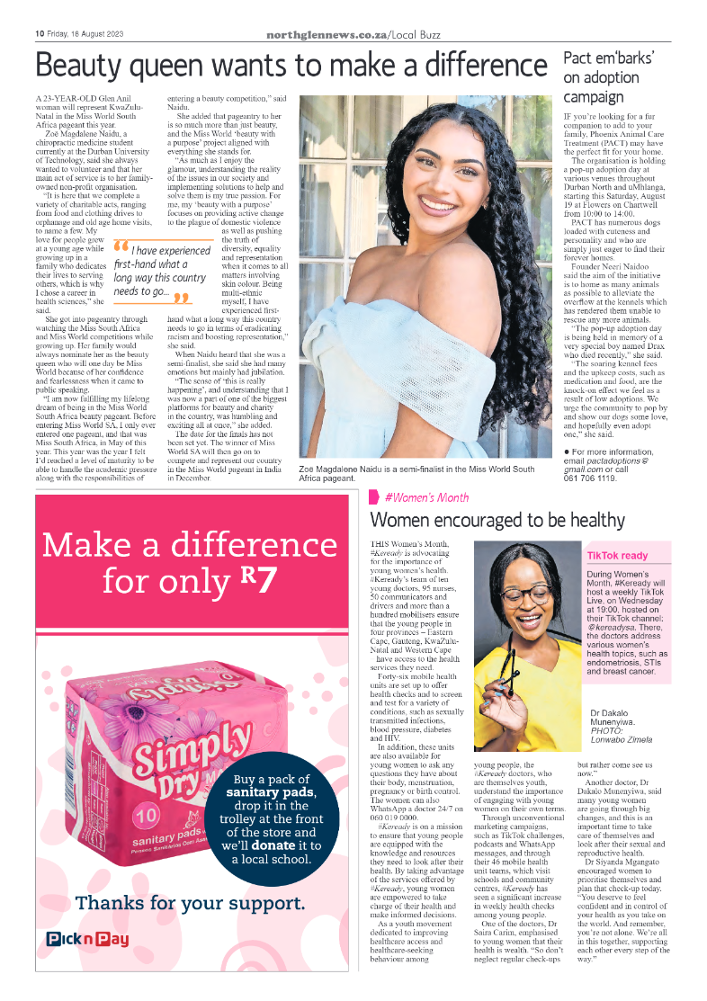 Northglen News 18 August 2023 page 10