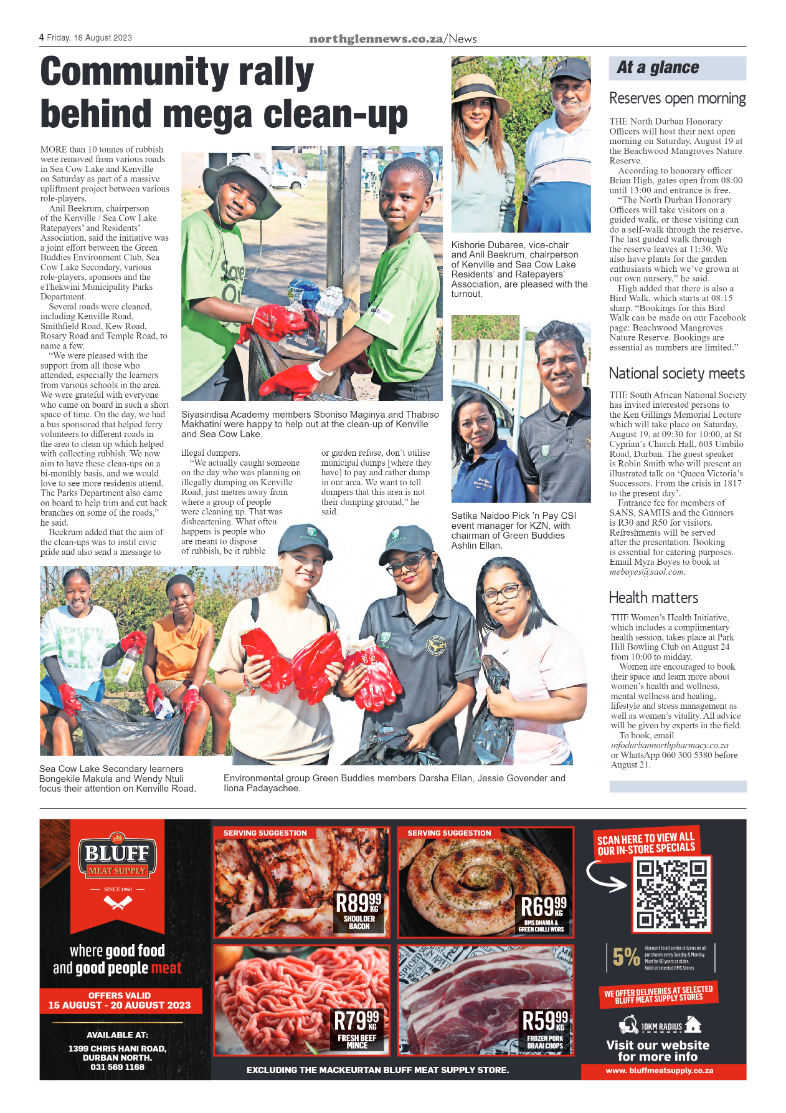 Northglen News 18 August 2023 page 4