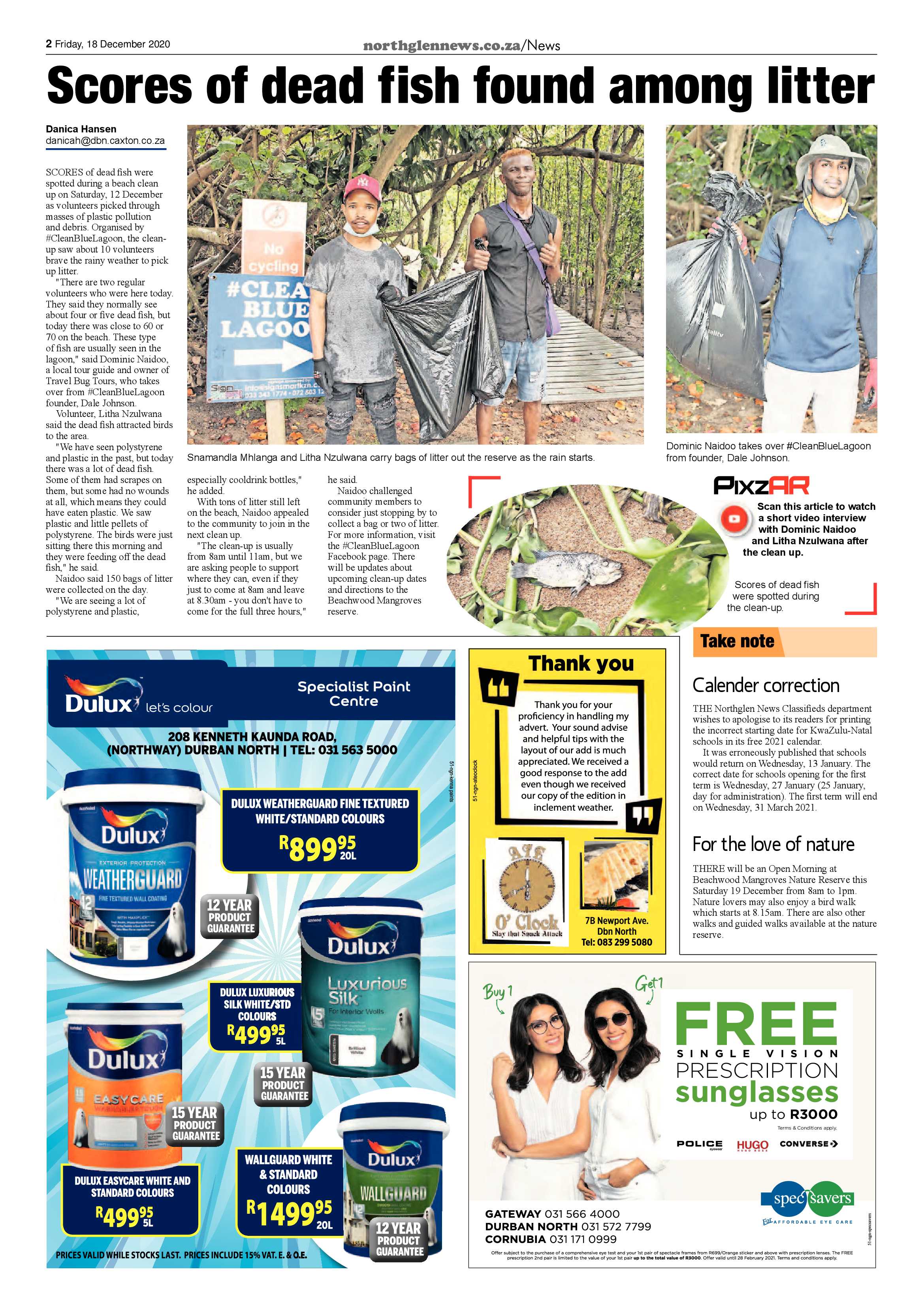 Northglen News 18 December 2020 page 2