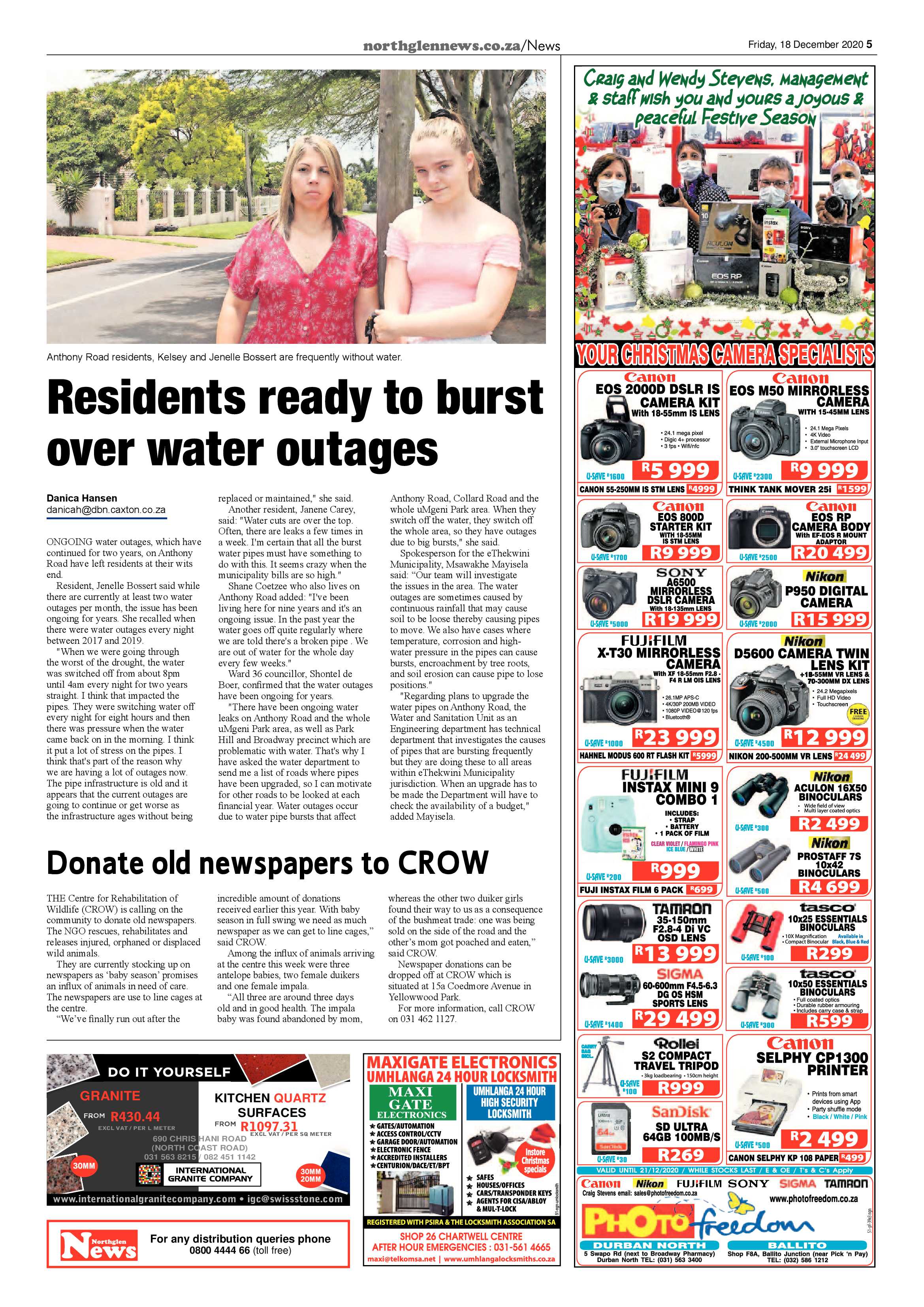 Northglen News 18 December 2020 page 5