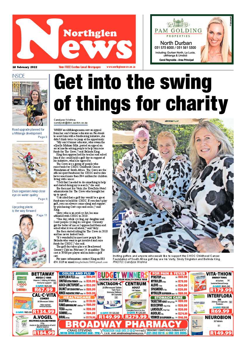 Northglen News 18 February 2022 page 1