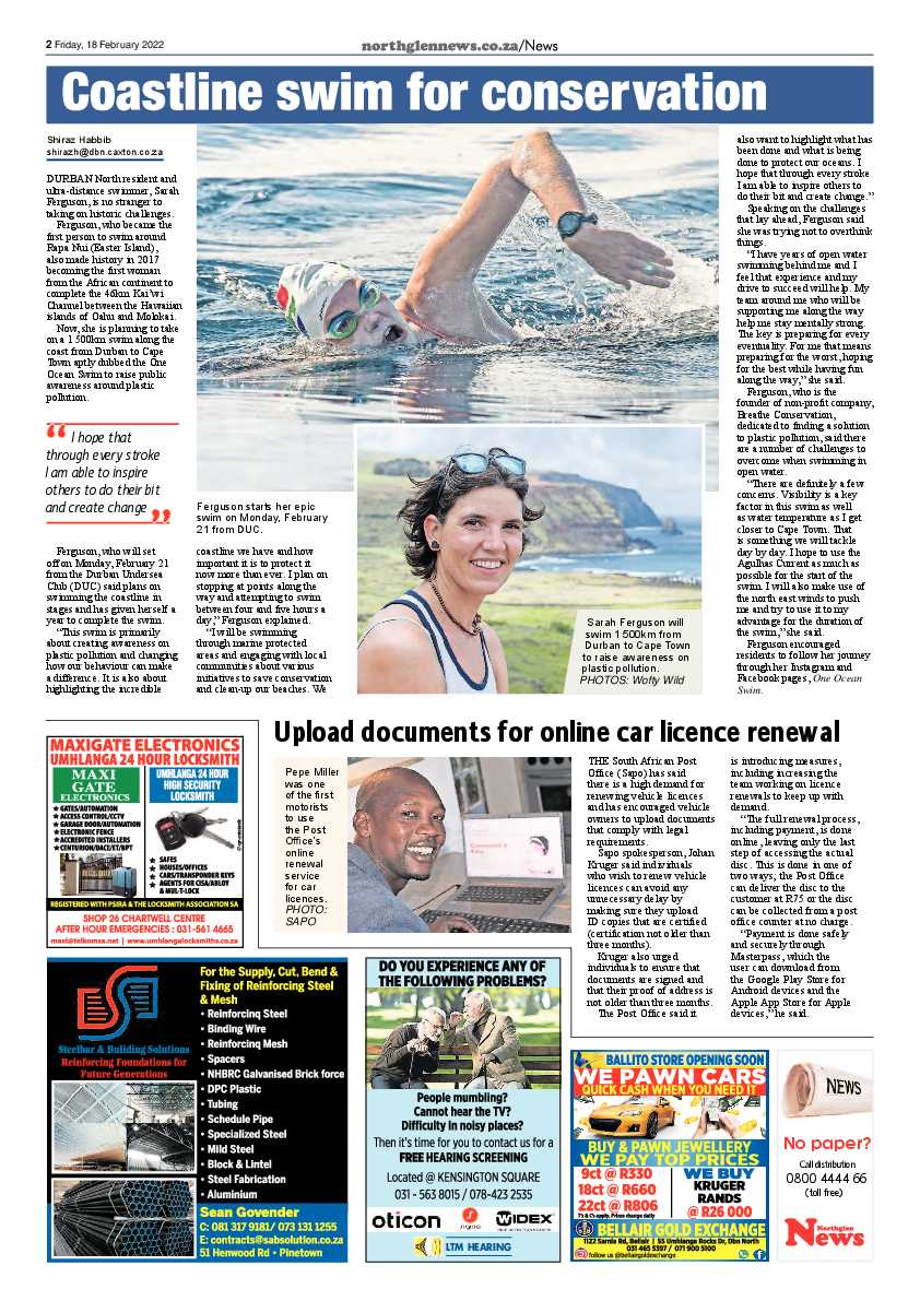 Northglen News 18 February 2022 page 2