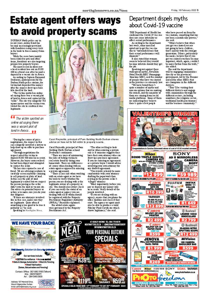Northglen News 18 February 2022 page 5