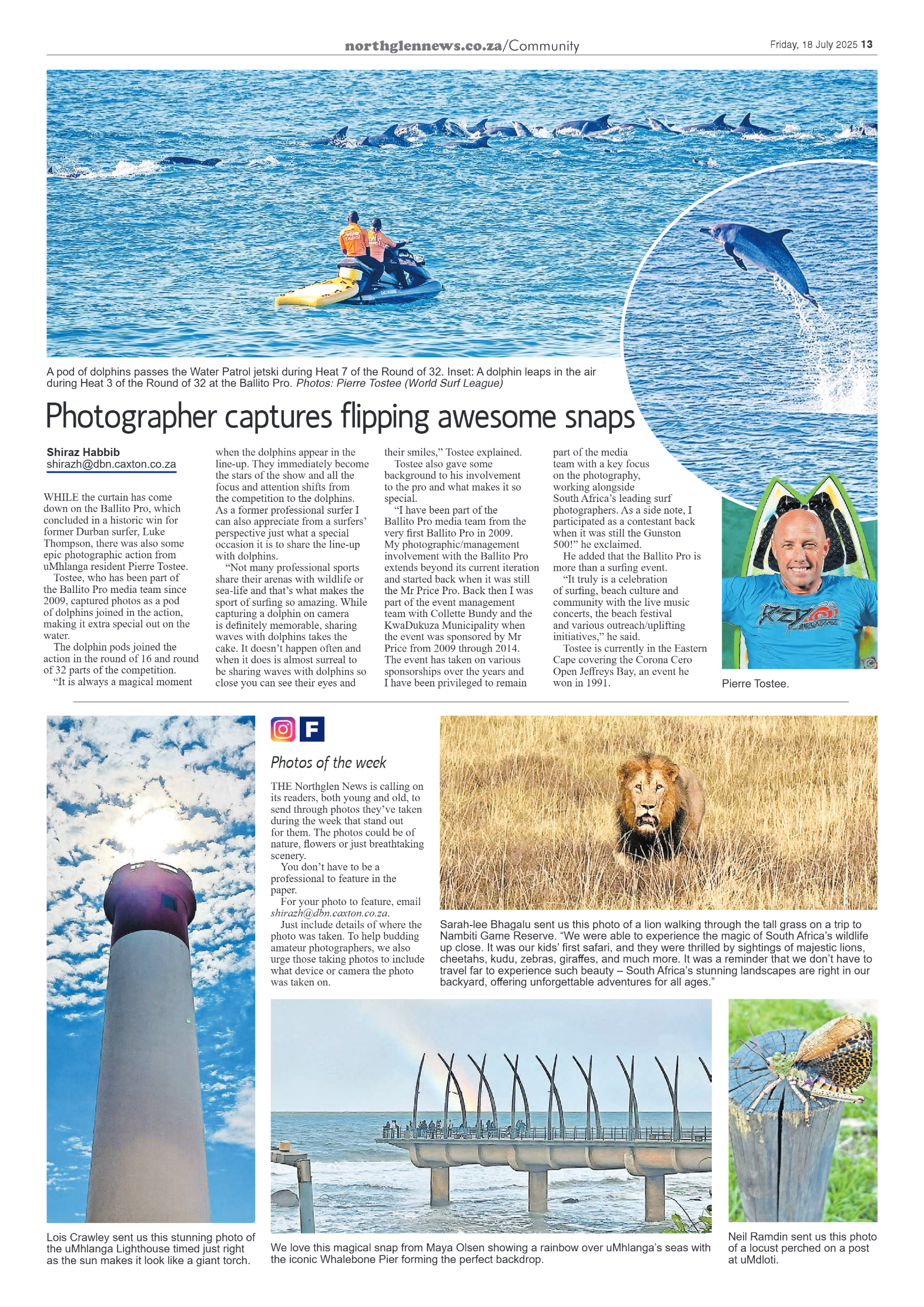 Northglen News 18 July 2025 page 13