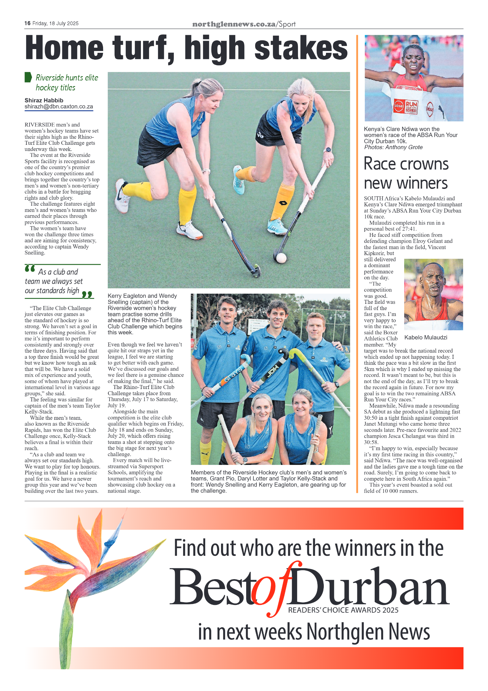 Northglen News 18 July 2025 page 16