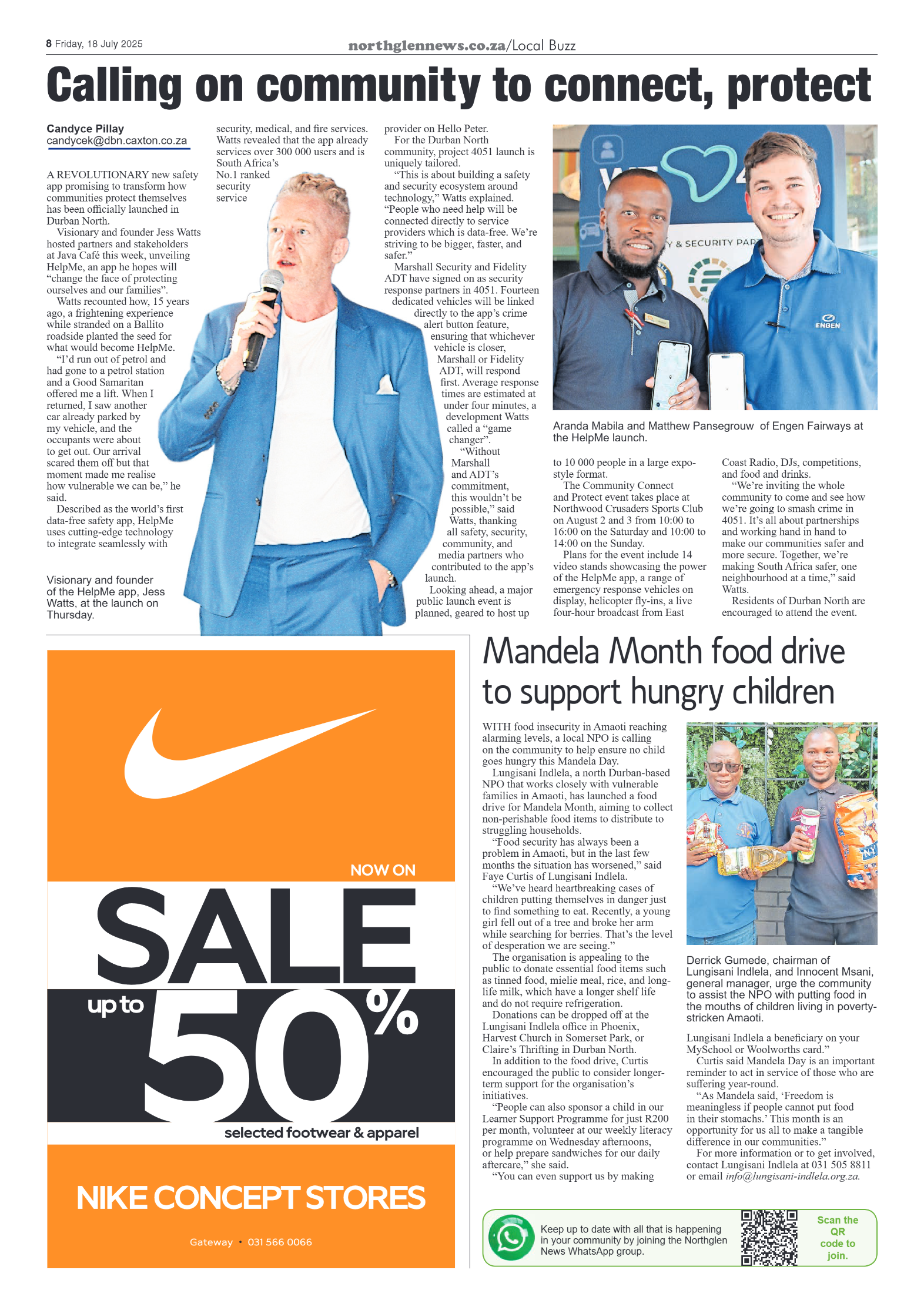 Northglen News 18 July 2025 page 8