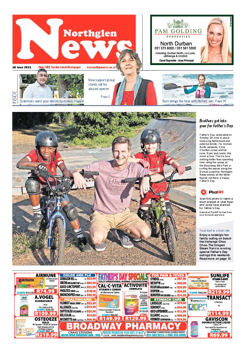 Northglen News 18 June 2021 page 1