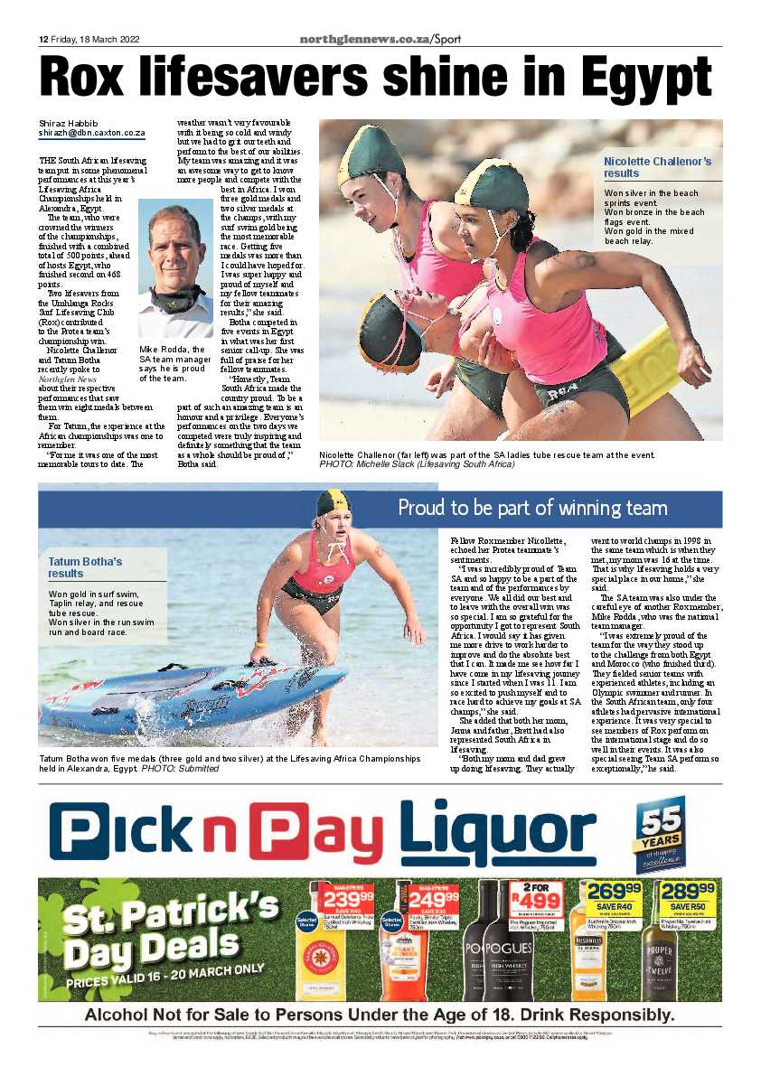 Northglen News 18 March 2022 page 12