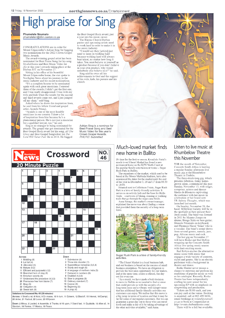 Northglen News 18 November 2022 page 12