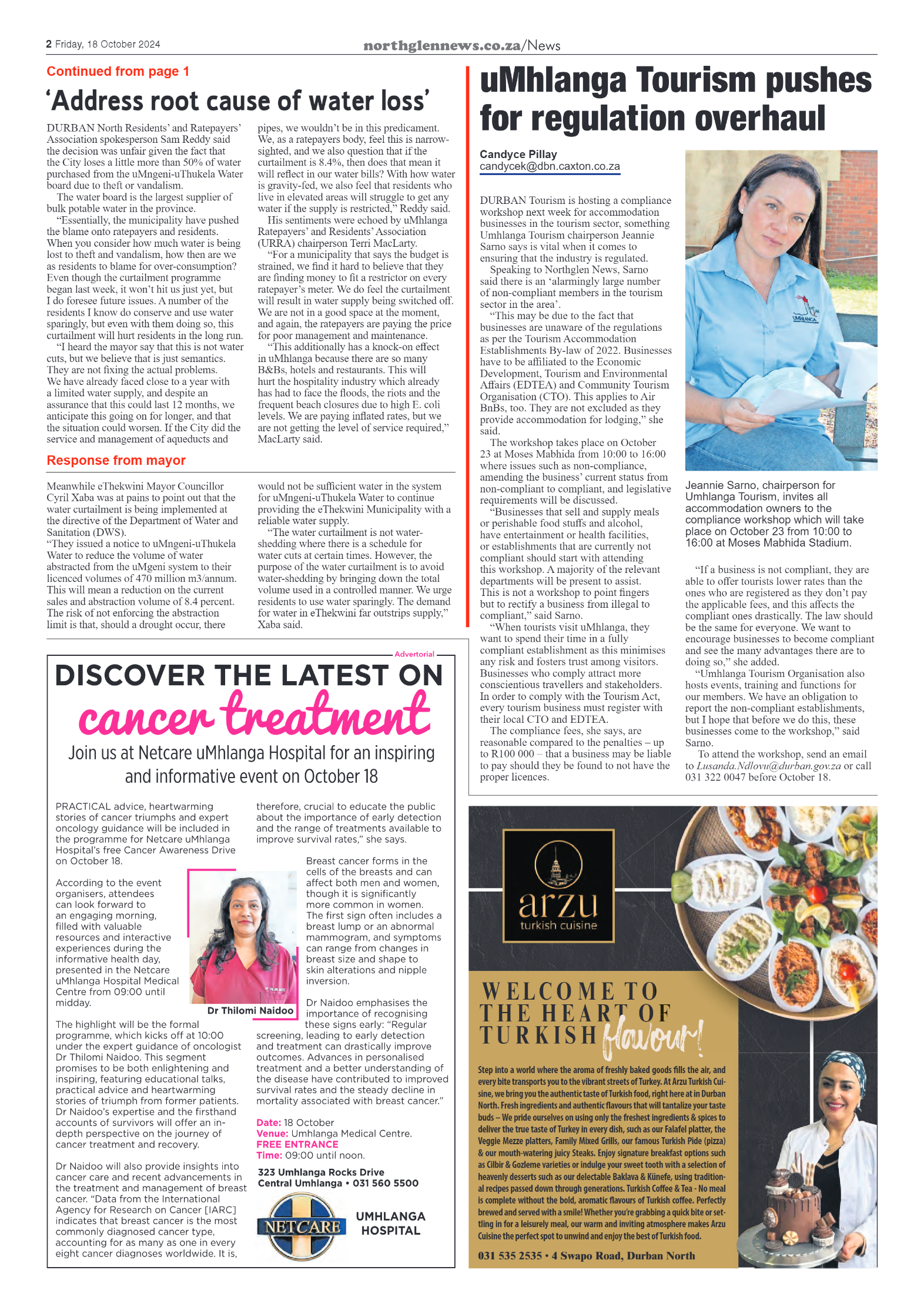 Northglen News 18 October 2024 page 2