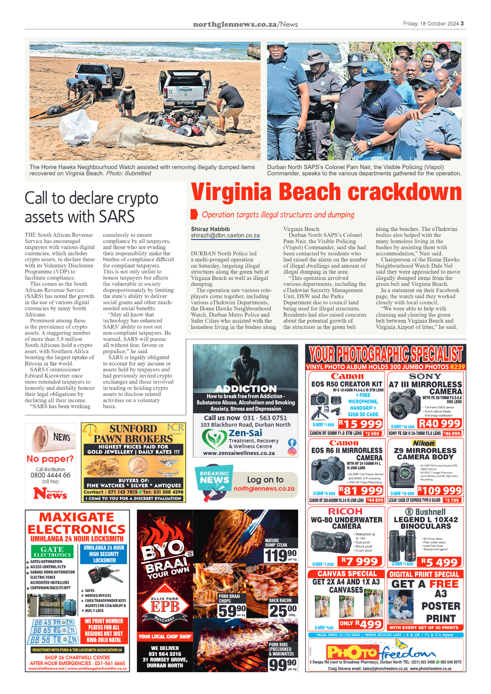 Northglen News 18 October 2024 page 3