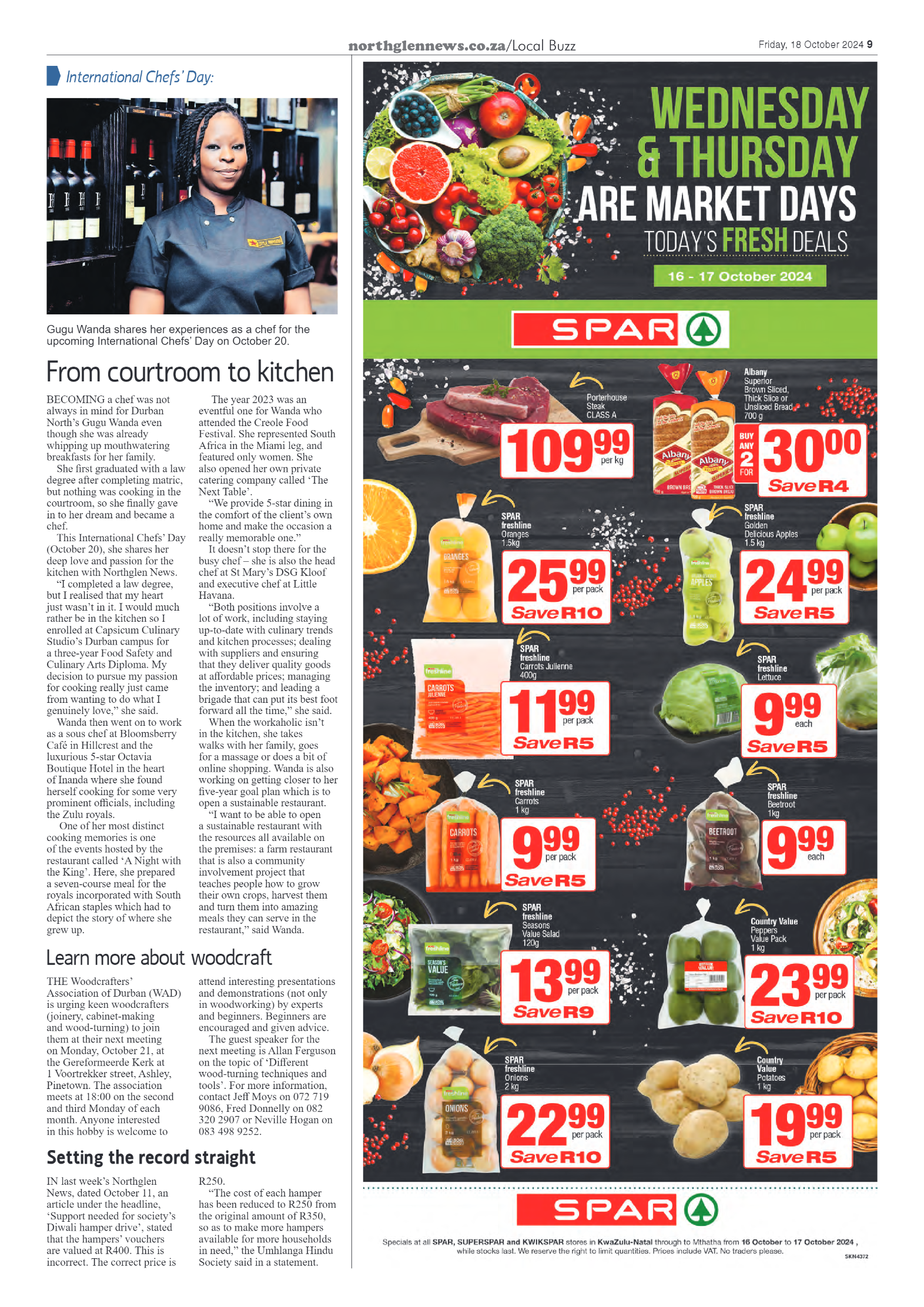 Northglen News 18 October 2024 page 9
