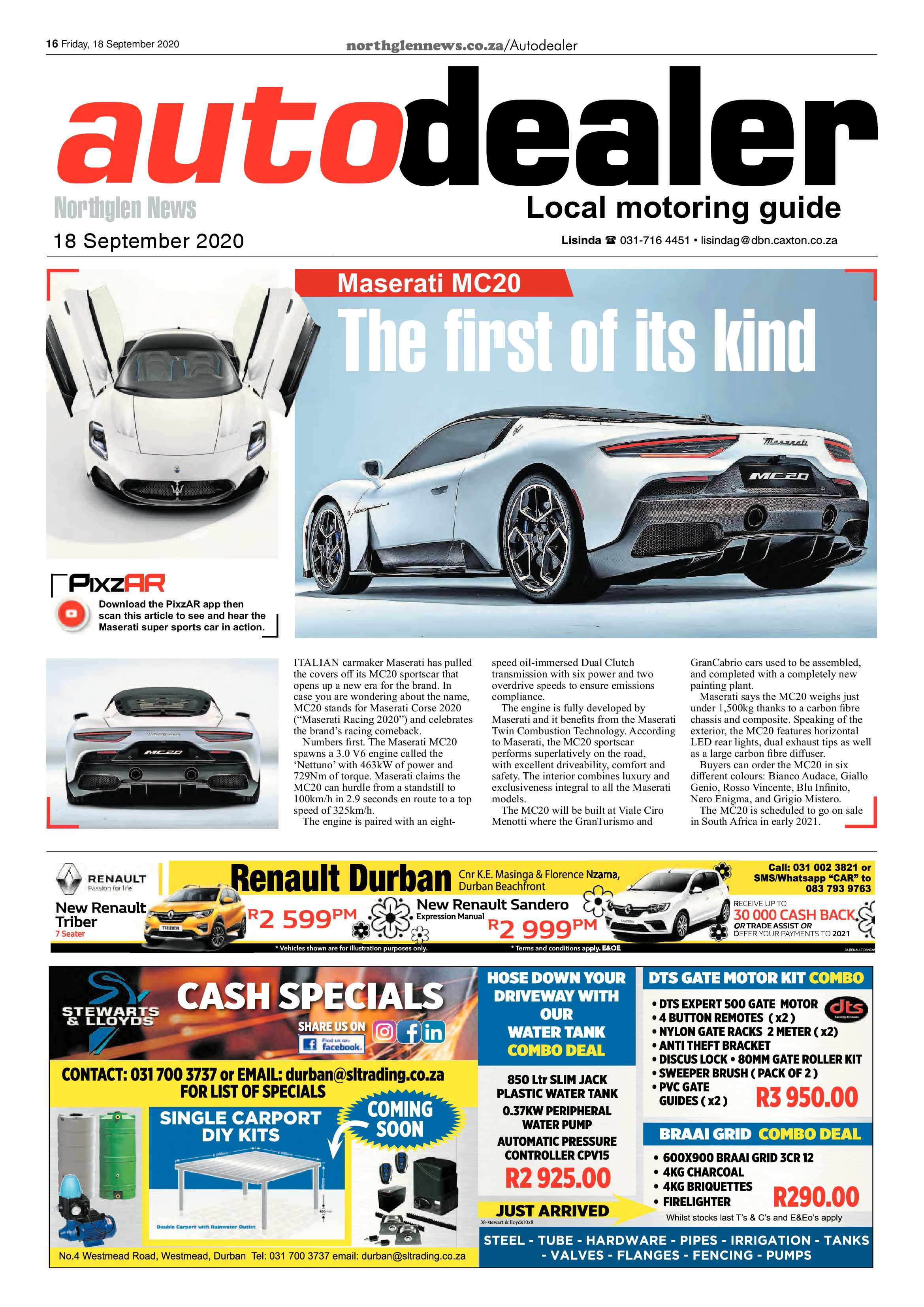 Northglen News 18 September 2020 page 16
