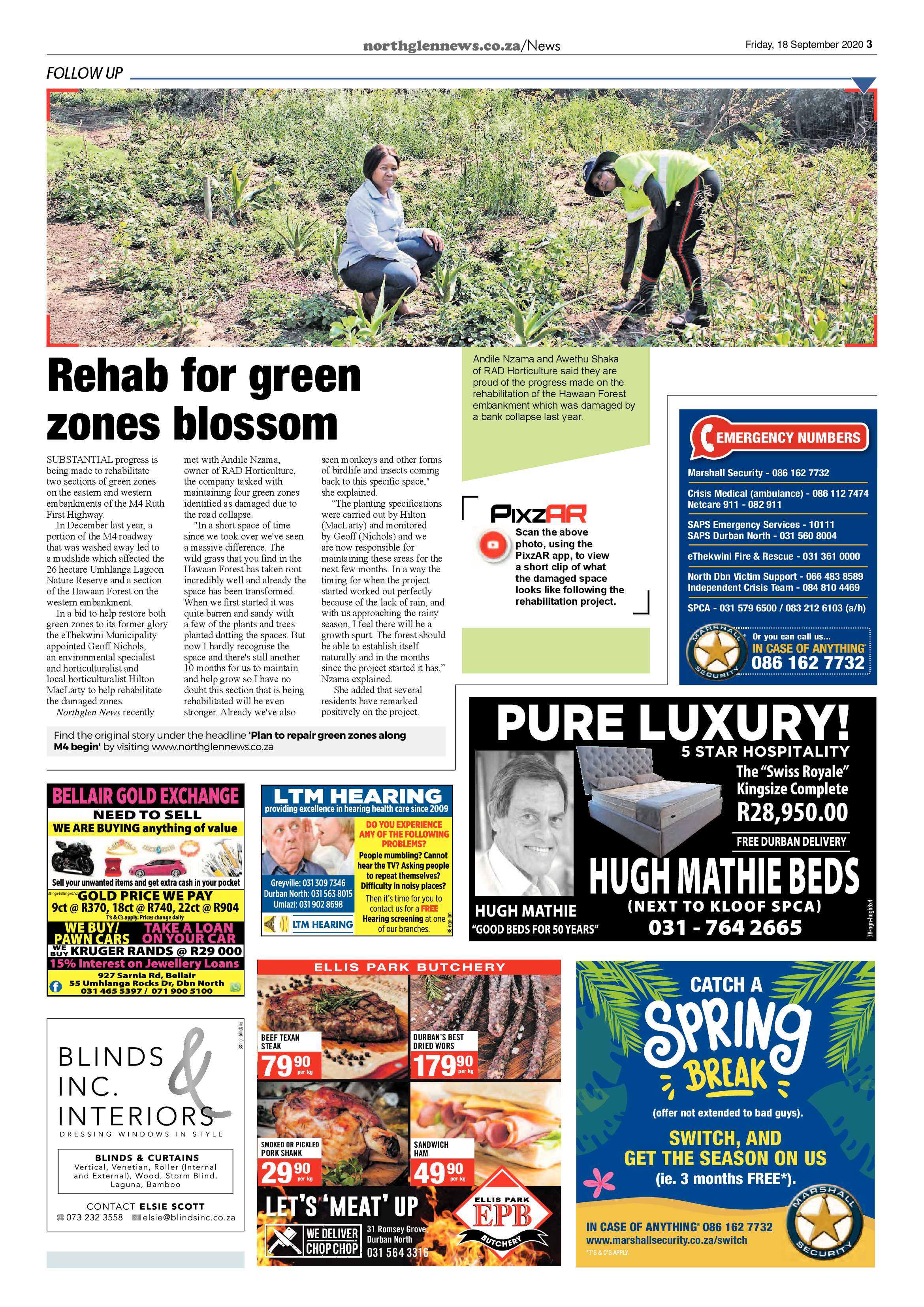 Northglen News 18 September 2020 page 3