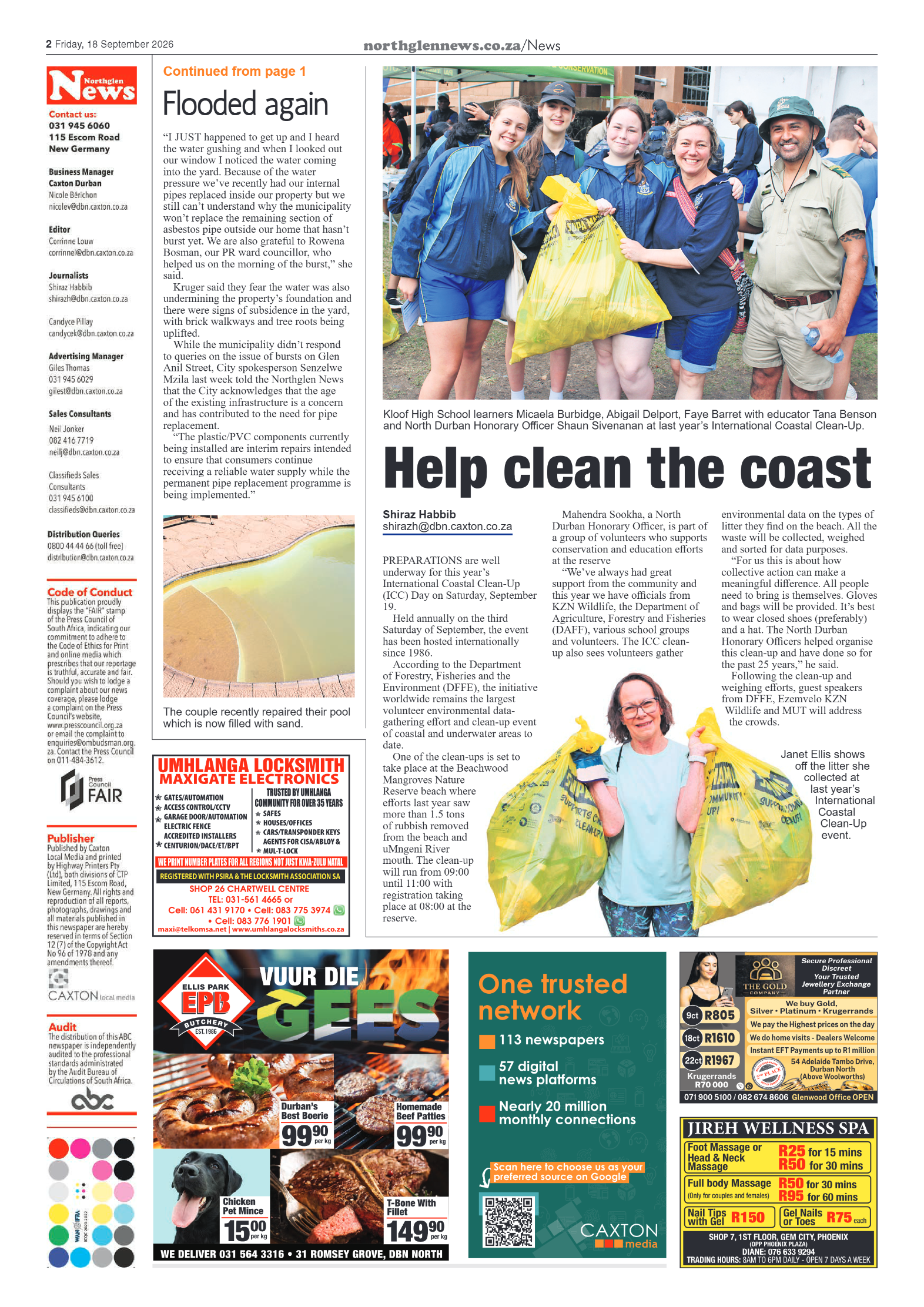 Northglen News 18 September 2026 page 2
