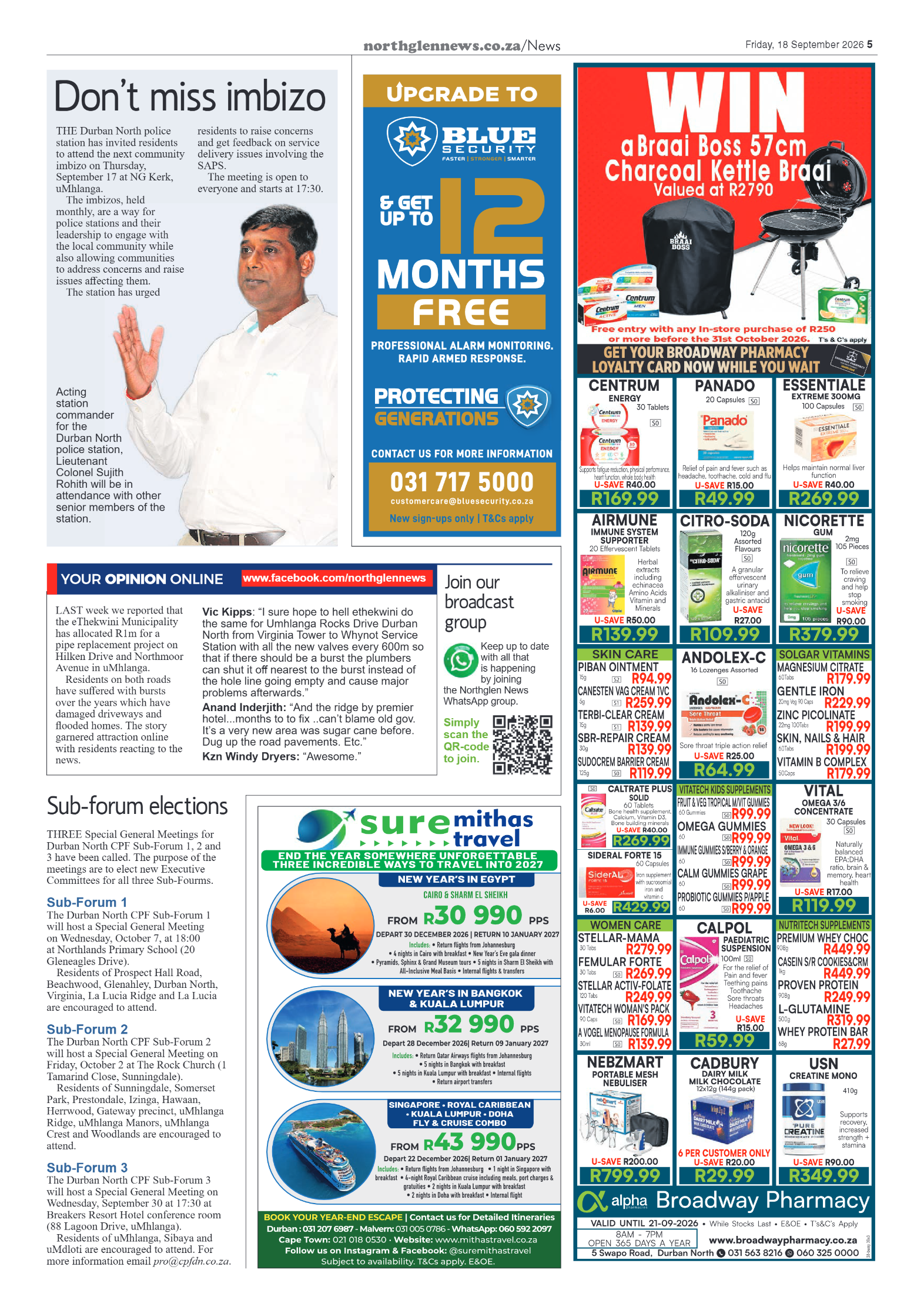 Northglen News 18 September 2026 page 5