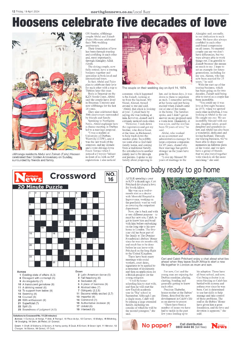 Northglen News 19 April 2024 page 12