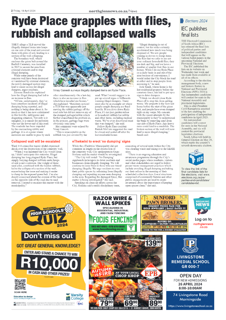 Northglen News 19 April 2024 page 2