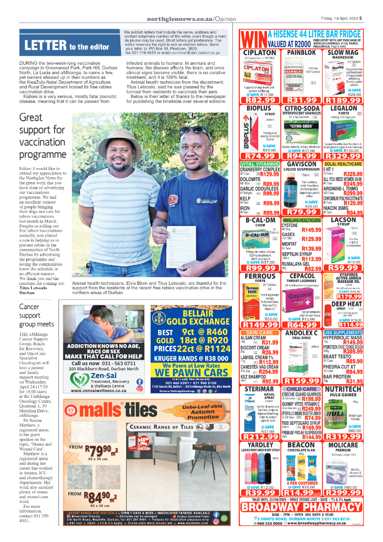 Northglen News 19 April 2024 page 5