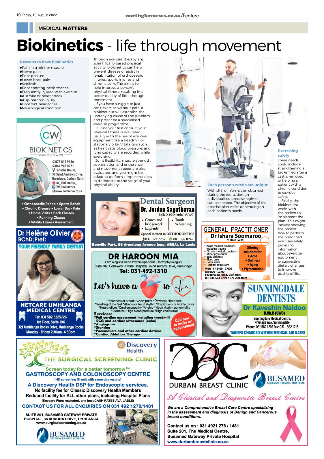 Northglen News 19 August 2022 page 10