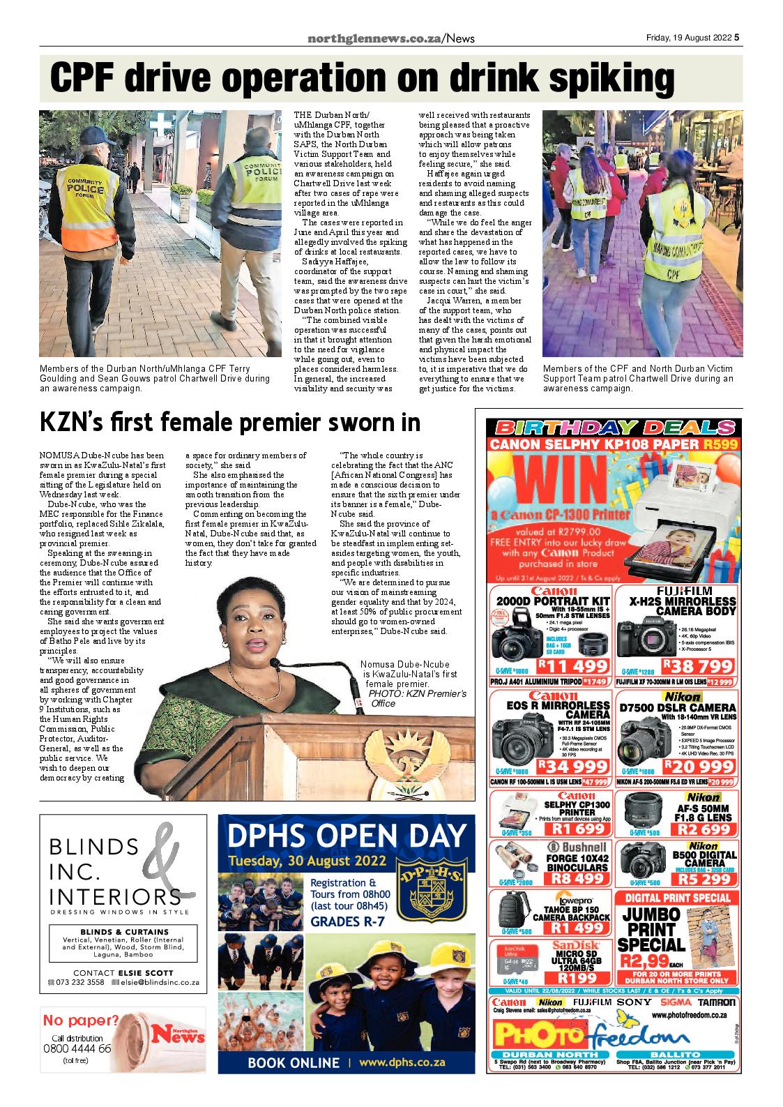 Northglen News 19 August 2022 page 5