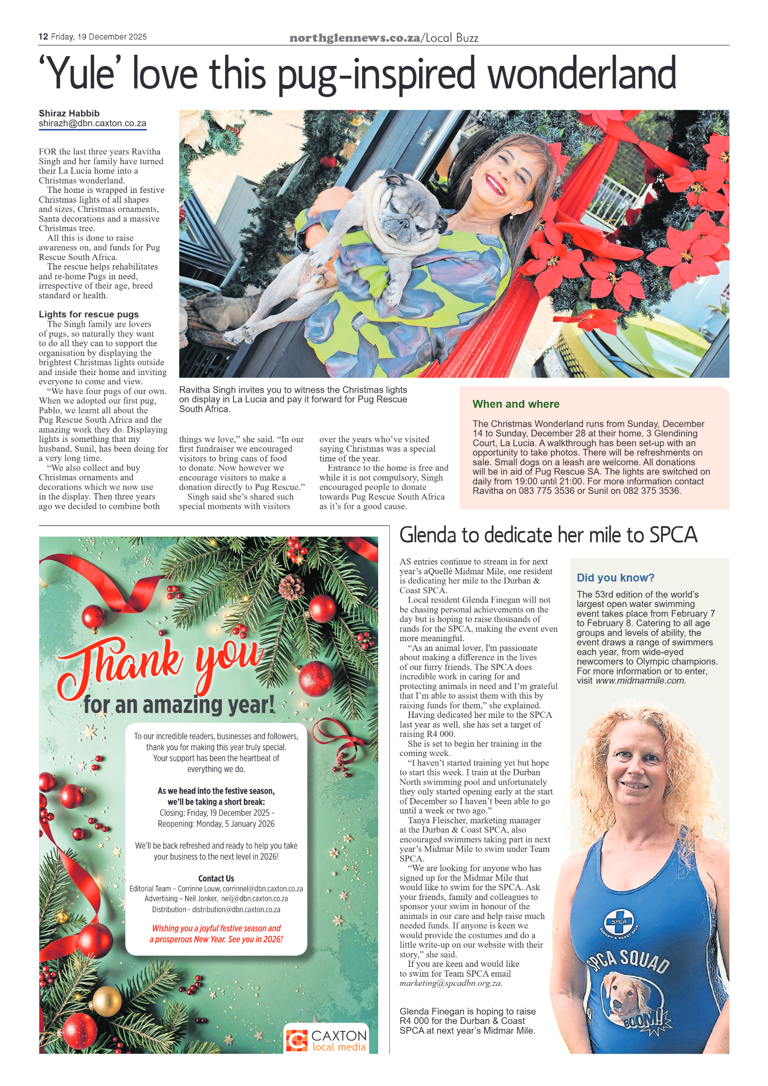 Northglen News 19 December 2025 page 12