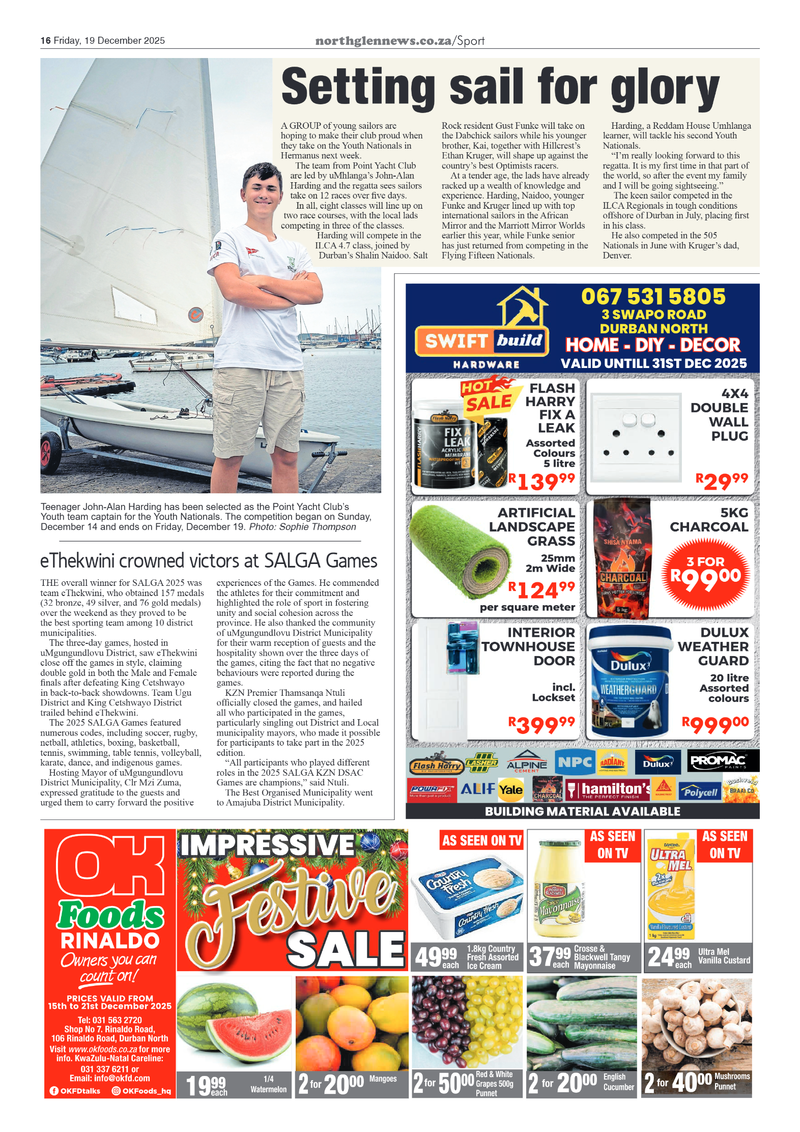 Northglen News 19 December 2025 page 16