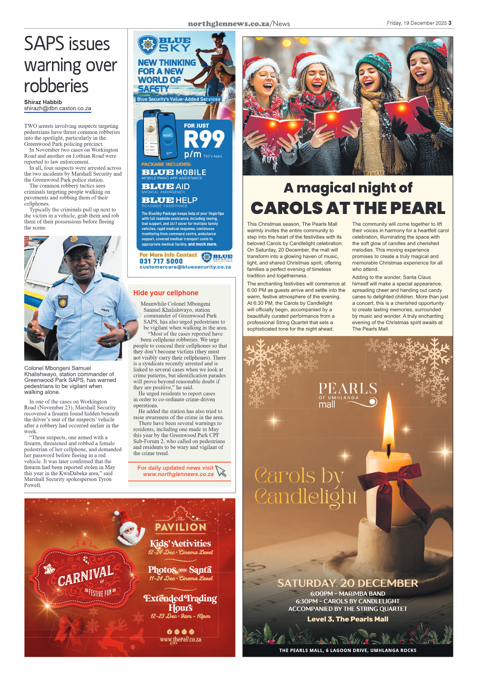 Northglen News 19 December 2025 page 3