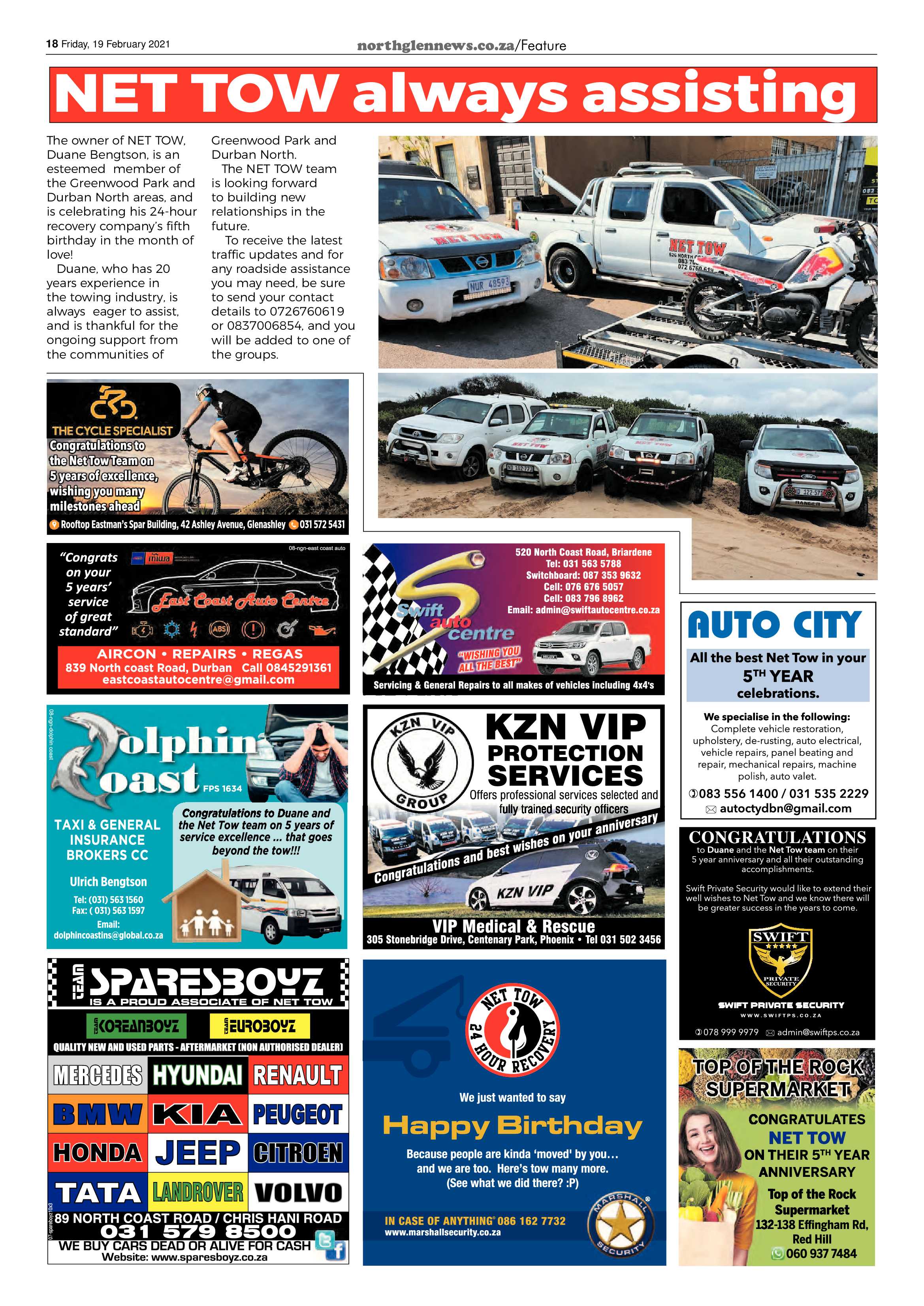 Northglen News 19 February 2021 page 18